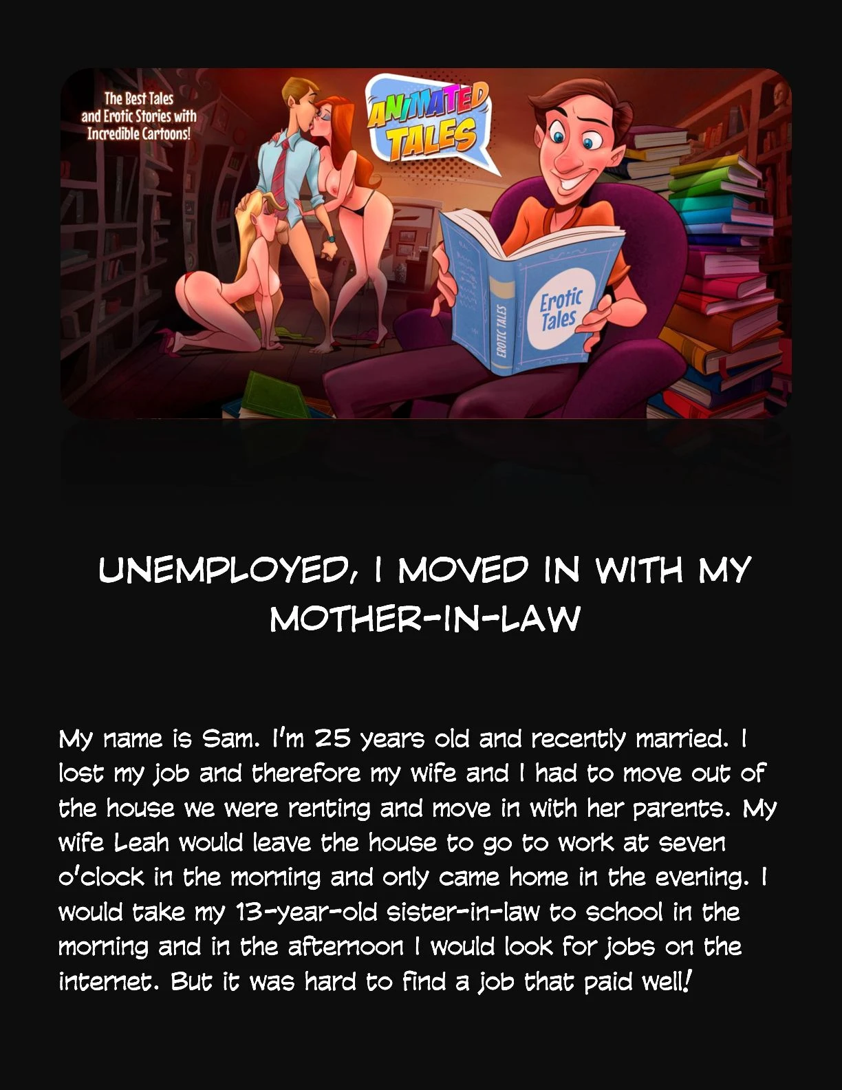 Animated Tales [WC | TF] - UNEMPLOYED, I MOVED IN WITH MY MOTHER-IN-LAW - Page 1