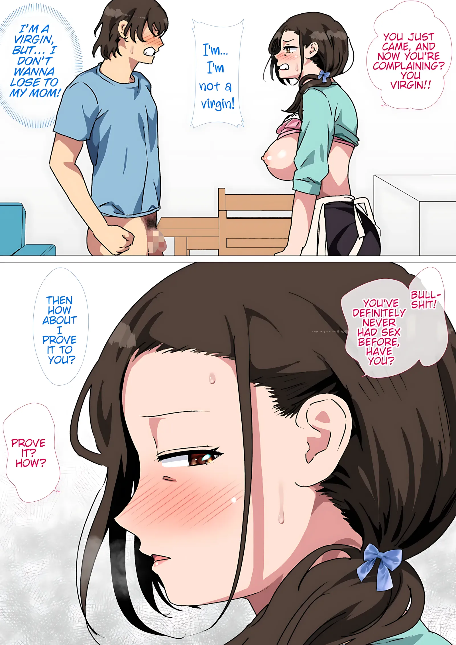 My mom started teasing me in a sexy way, - 1. My mom started teasing me in a sexy way, so I couldn't help but fight back. - Page 30