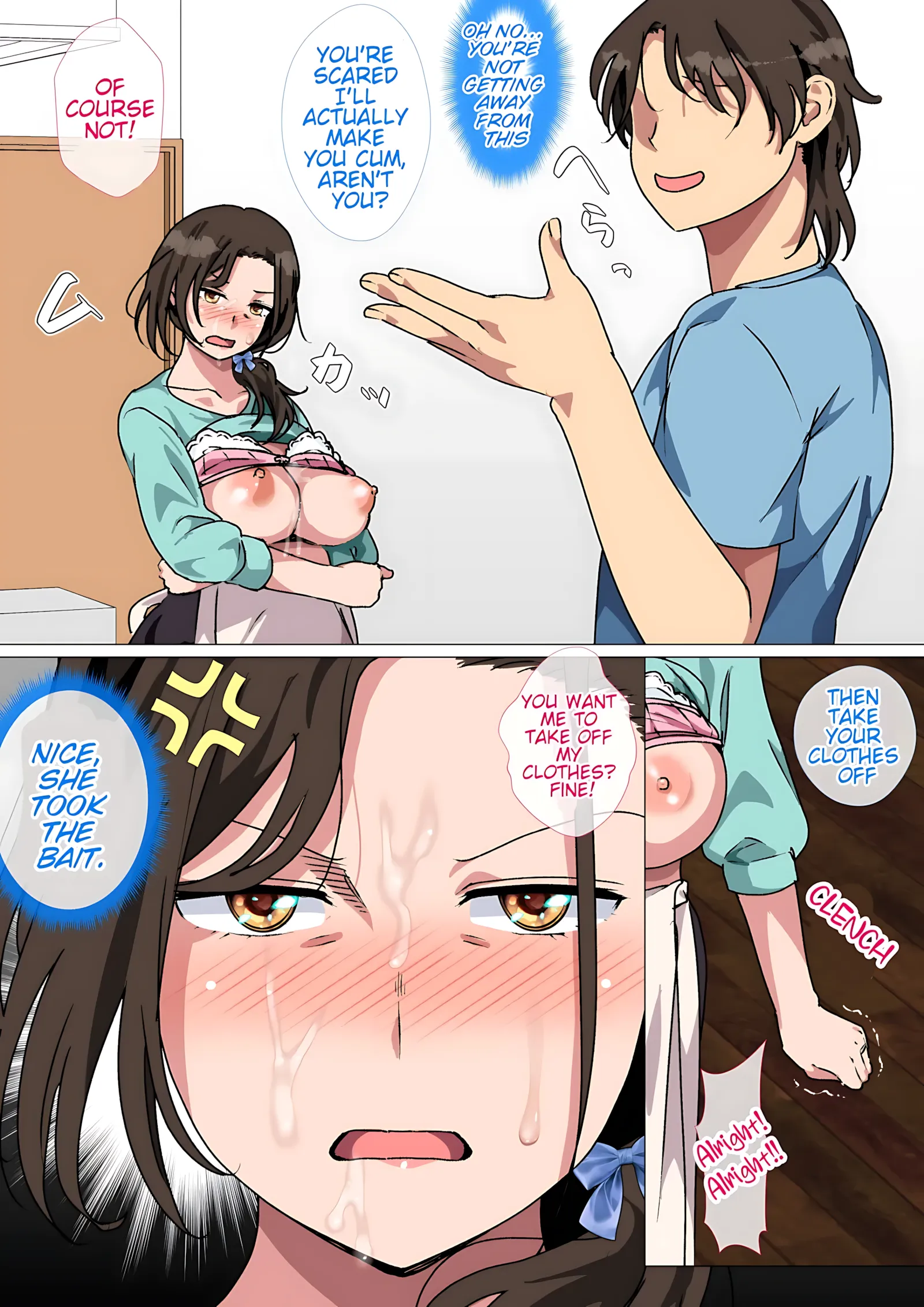 My mom started teasing me in a sexy way, - 1. My mom started teasing me in a sexy way, so I couldn't help but fight back. - Page 32
