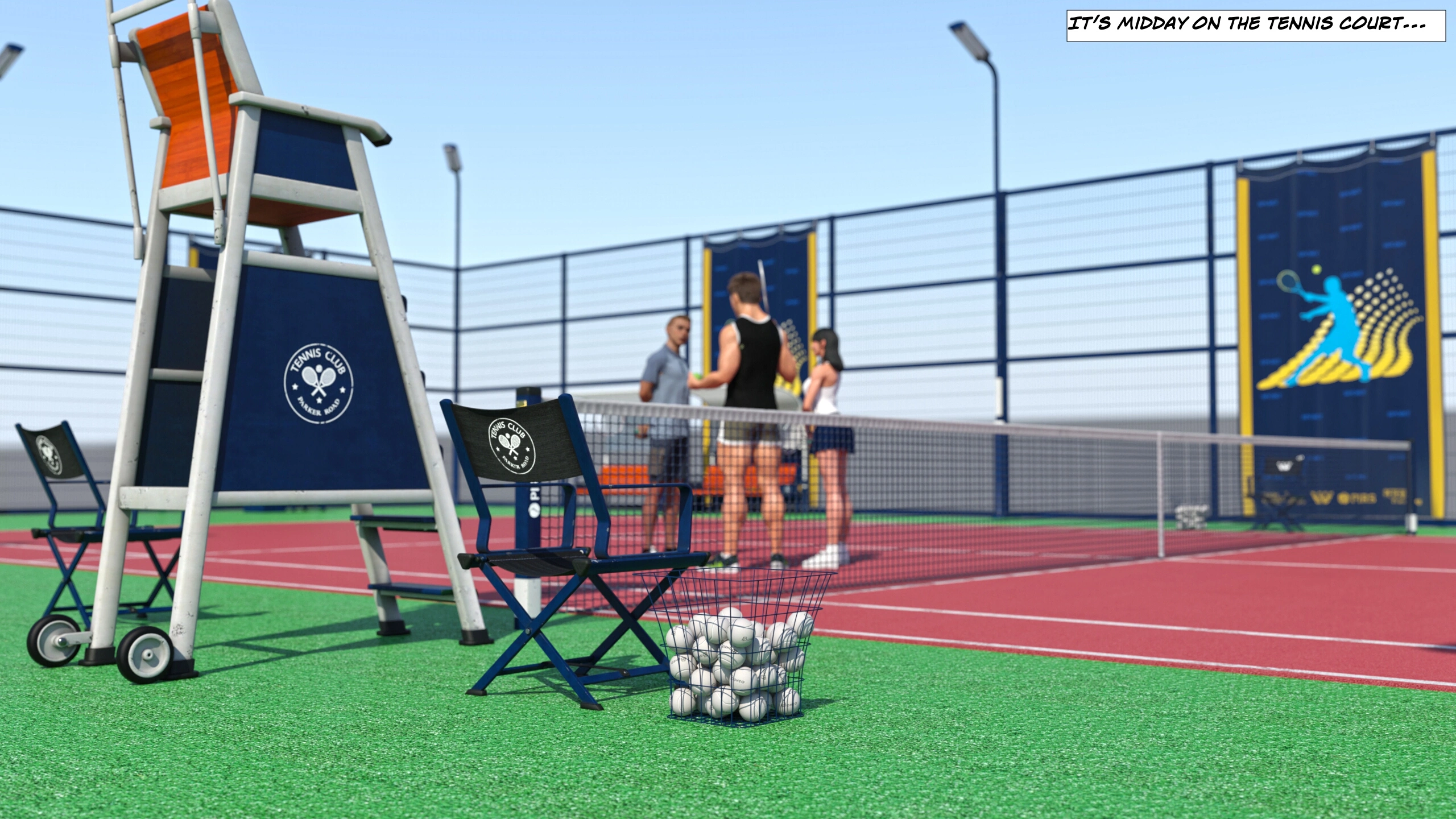 The Tennis Match [GiantPoser] - The Tennis Match - Page 2