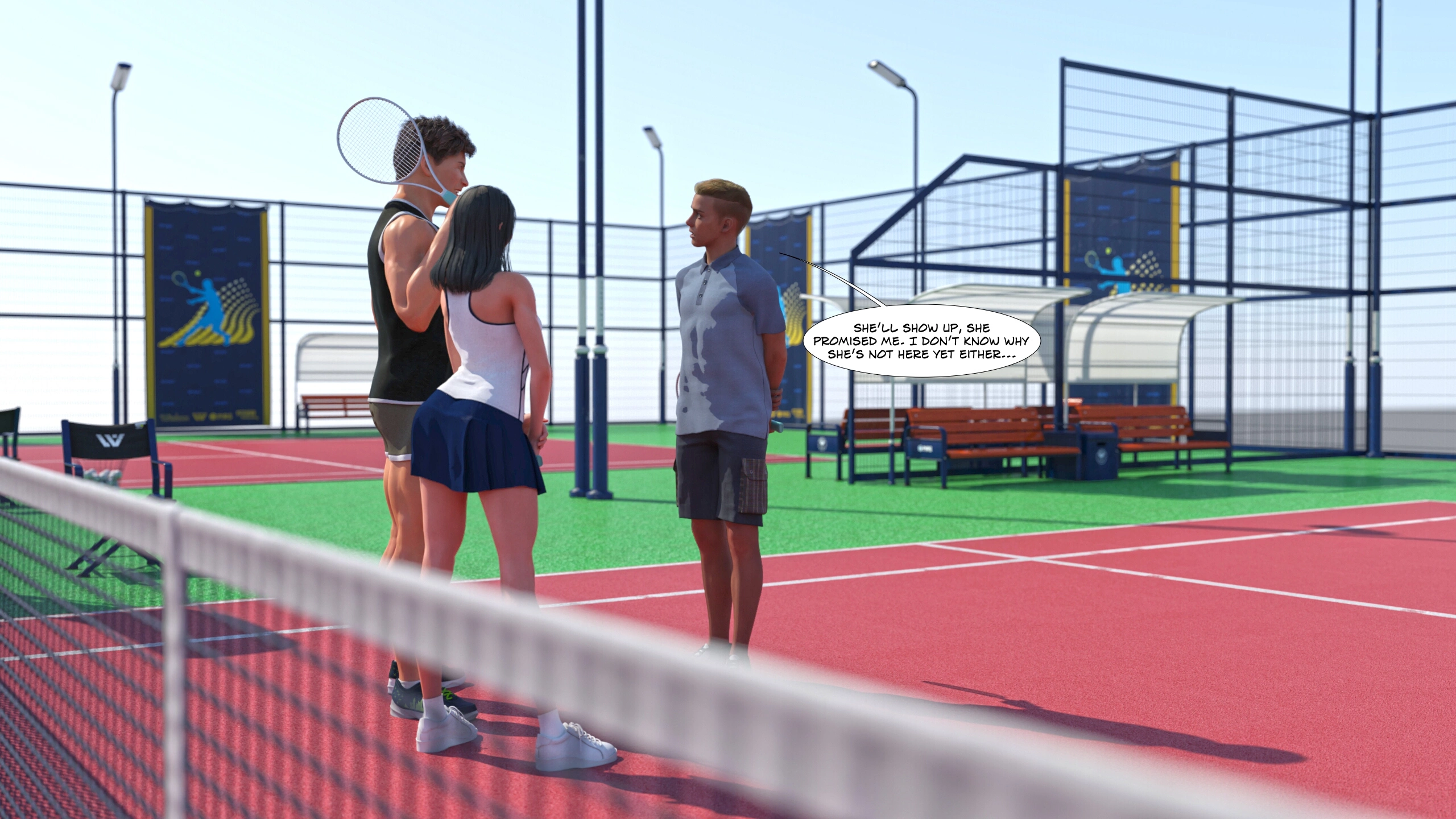 The Tennis Match [GiantPoser] - The Tennis Match - Page 4