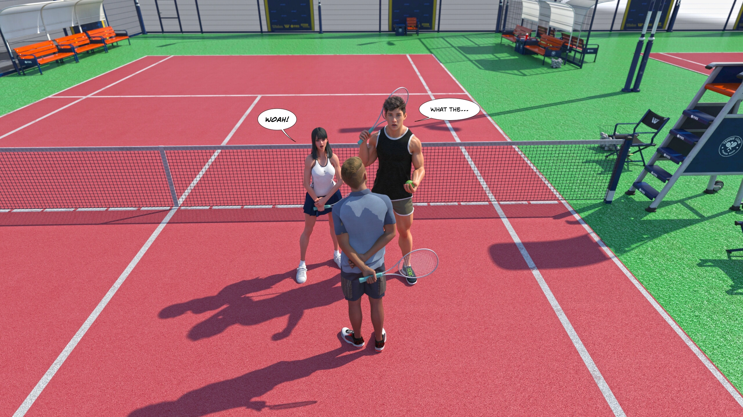 The Tennis Match [GiantPoser] - The Tennis Match - Page 6