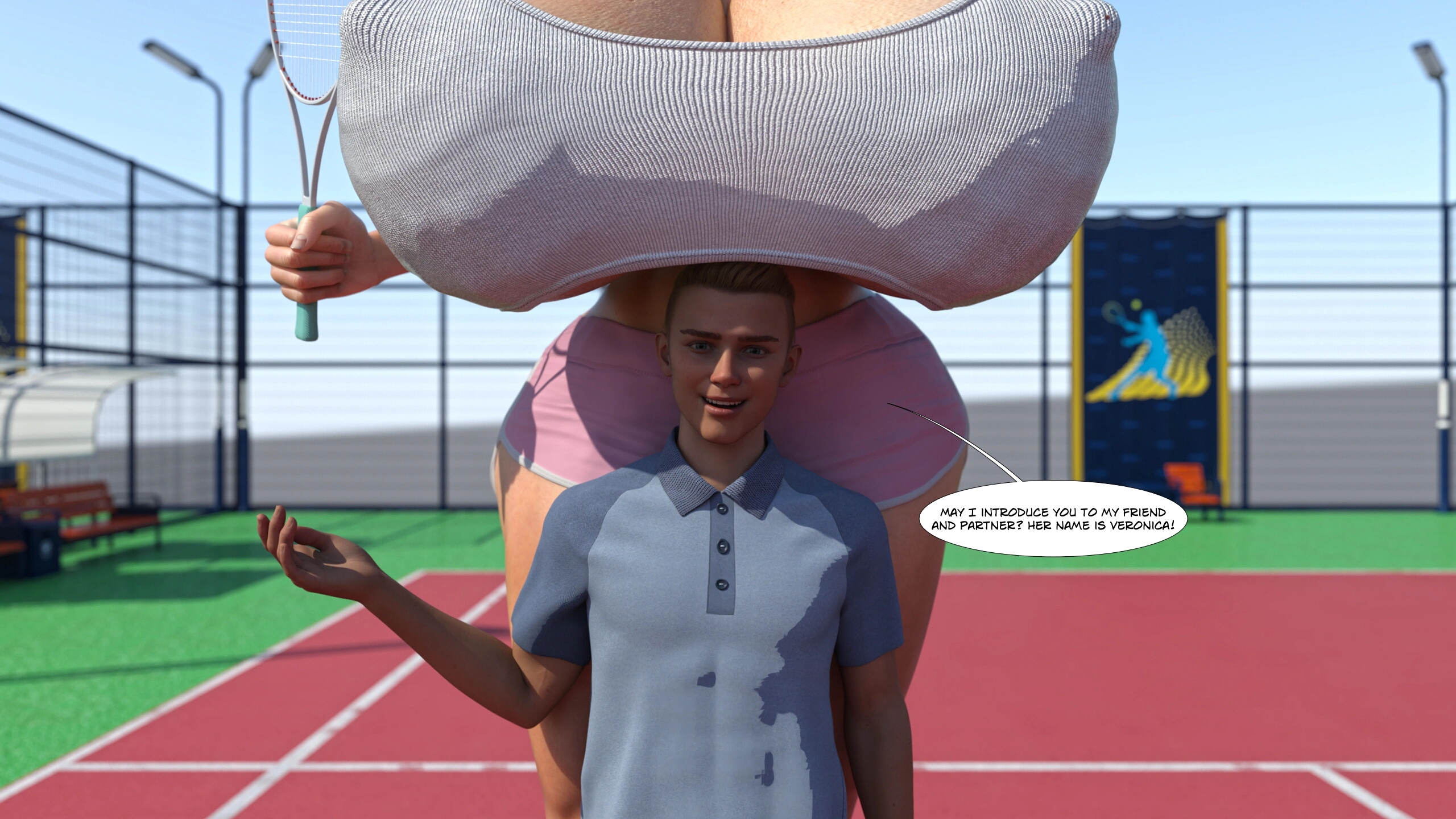 The Tennis Match [GiantPoser] - The Tennis Match - Page 8