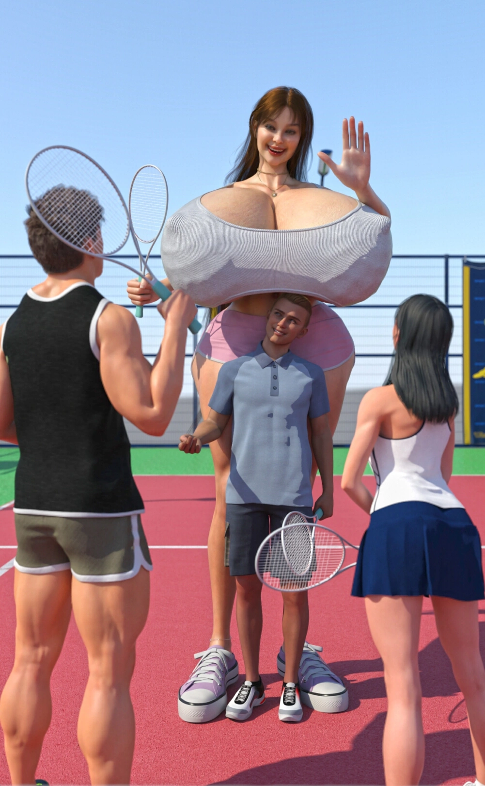 The Tennis Match [GiantPoser] - The Tennis Match - Page 12