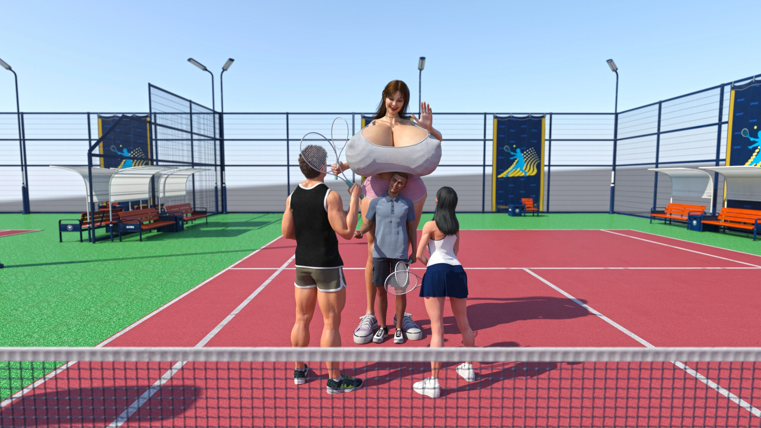 The Tennis Match [GiantPoser] - The Tennis Match - Page 13