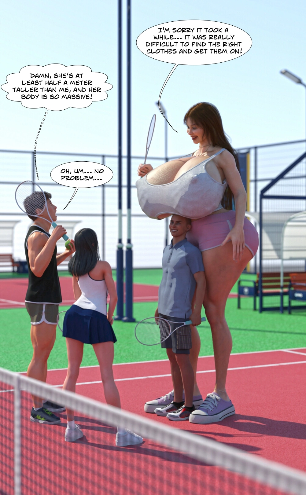 The Tennis Match [GiantPoser] - The Tennis Match - Page 14