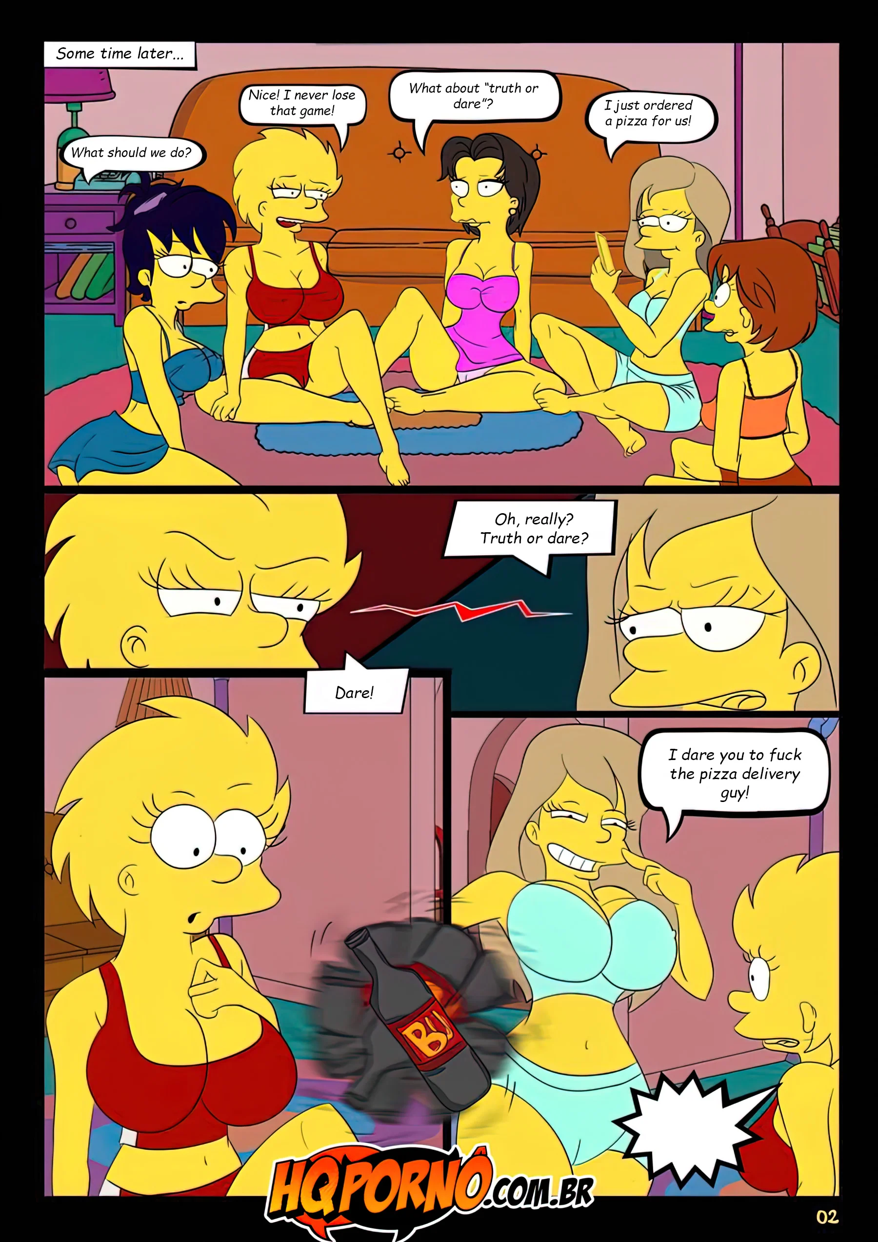 OS Simpsons (The Simpsons) - 2 . OS Simpsons - The Pizza Dare - Chapter 2 - Page 3