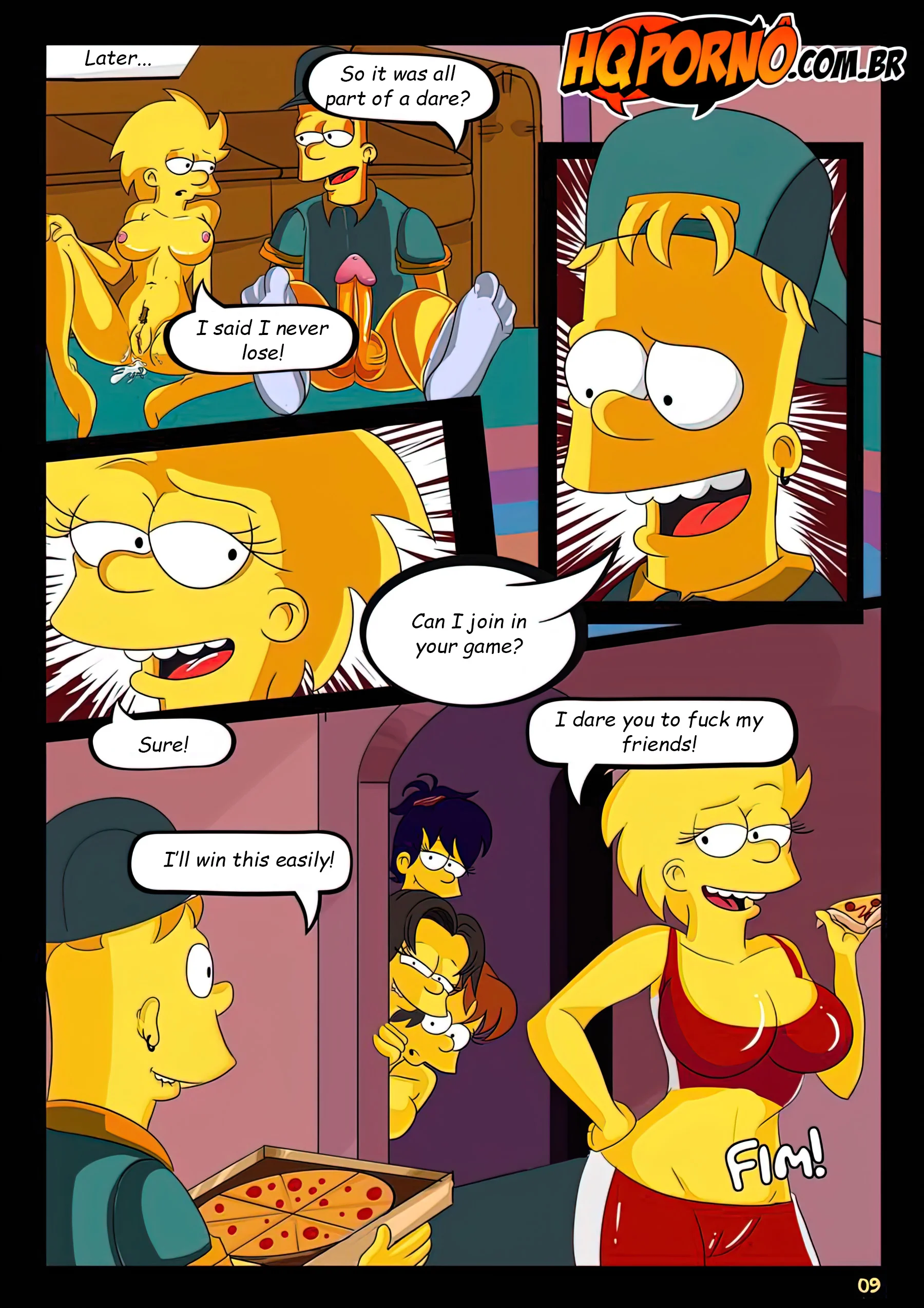 OS Simpsons (The Simpsons) - 2 . OS Simpsons - The Pizza Dare - Chapter 2 - Page 10