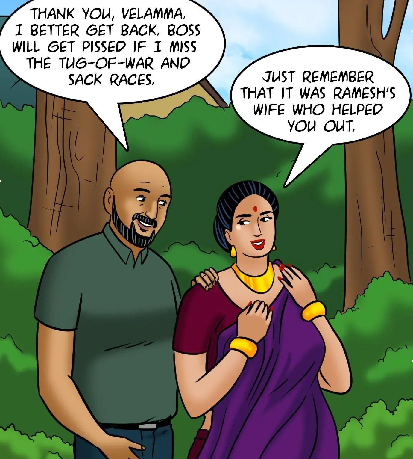Velamma All Episodes Comics - 109 . Velamma - Episode 109 - Company Picnic - Page 108