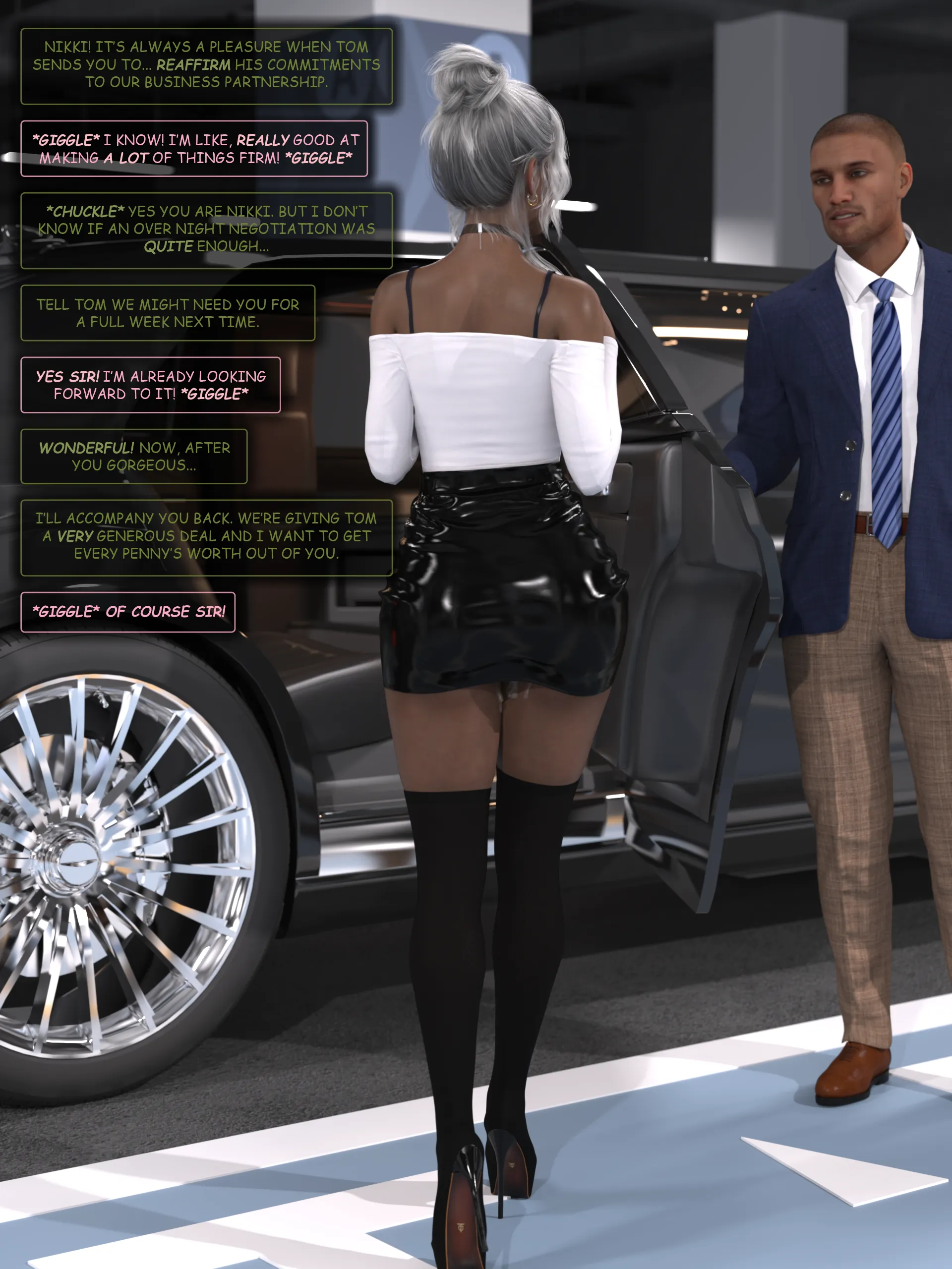 Nikki’s Nine to Five [H Bof 3DX] - 1 . Nikki's Nine to Five - Chapter 1 - Page 2