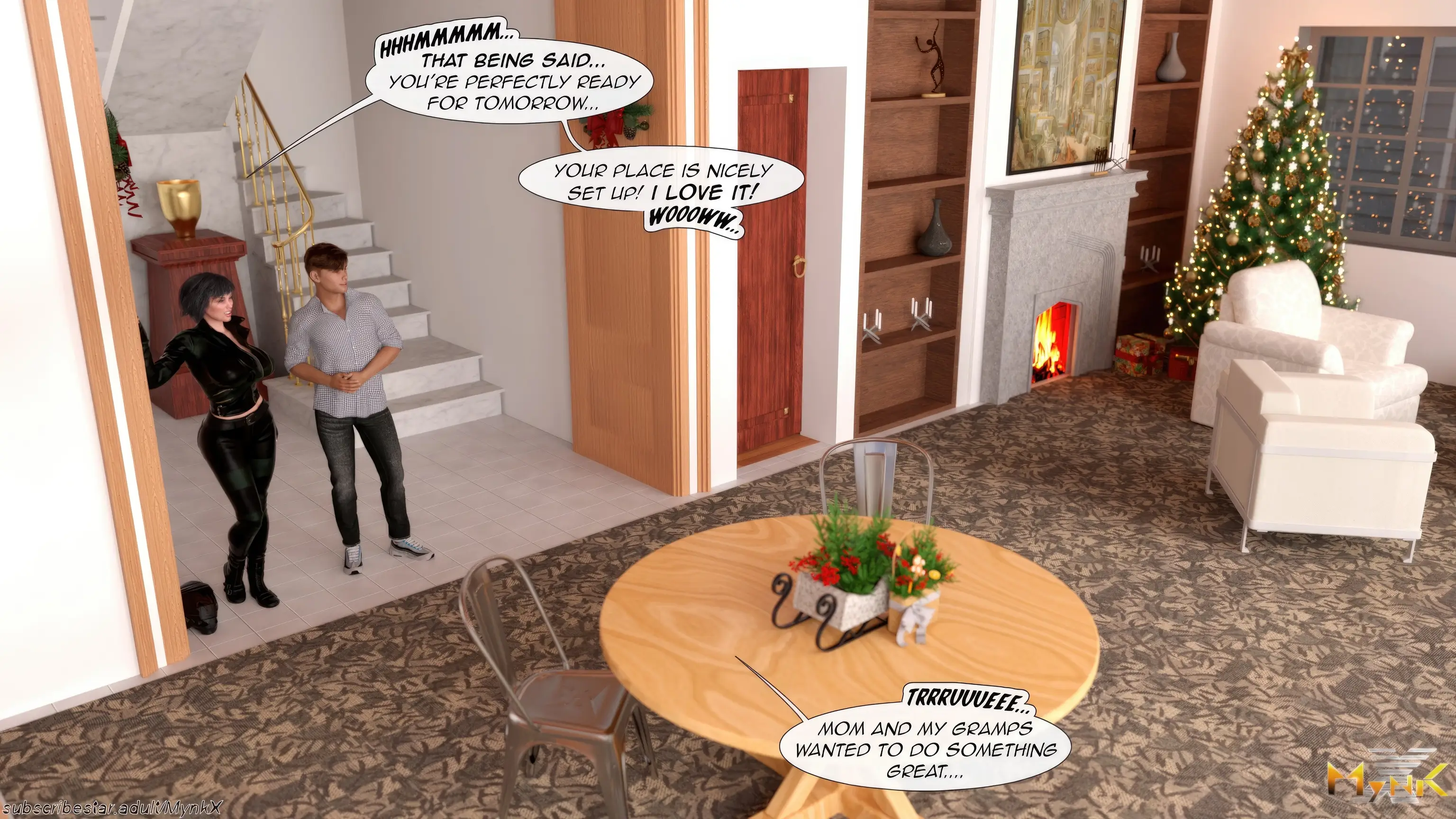Under a Christmas Spring [Mynkx] - 1 . Under a Christmas Spring - Chapter 1 - Page 11