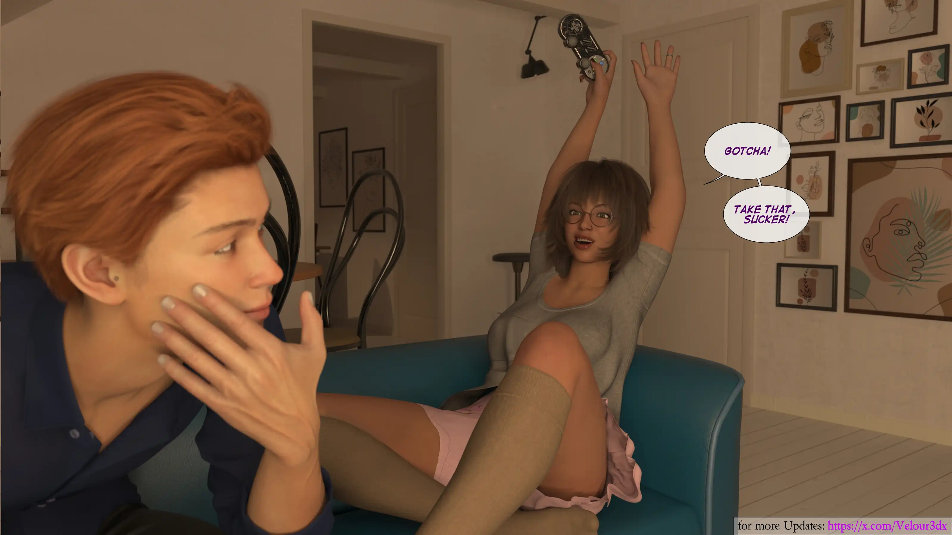 Curious Roommates [Velour3DX] - 1 . Curious Roommates - Chapter 1 - Page 13