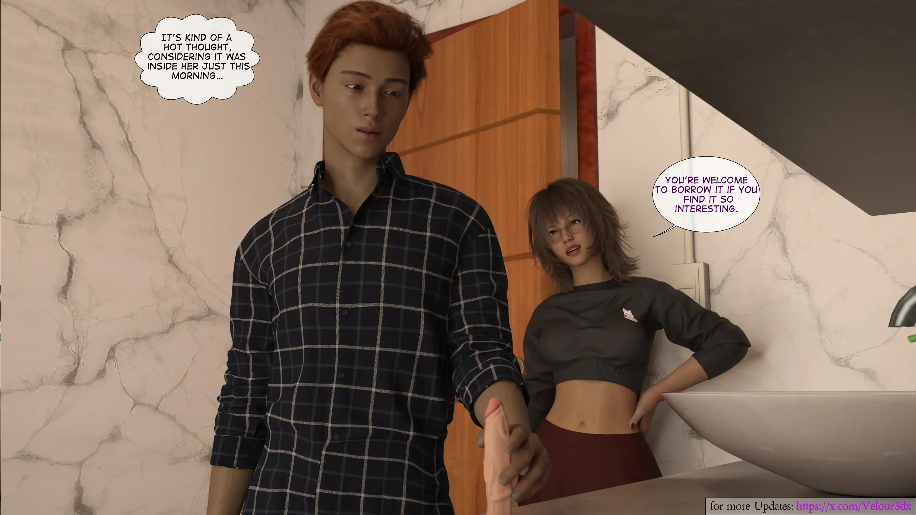 Curious Roommates [Velour3DX] - 1 . Curious Roommates - Chapter 1 - Page 19
