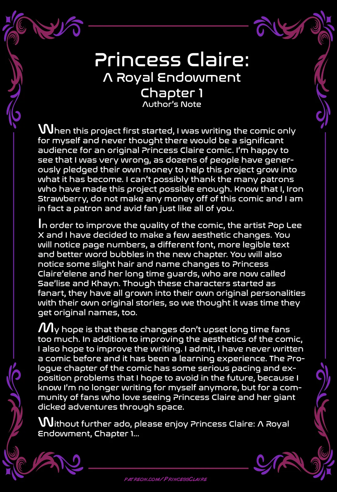 Princess Claire – A Royal Endowment - 1 . Princess Claire - Chapter 1 [Pop-lee] - Page 30