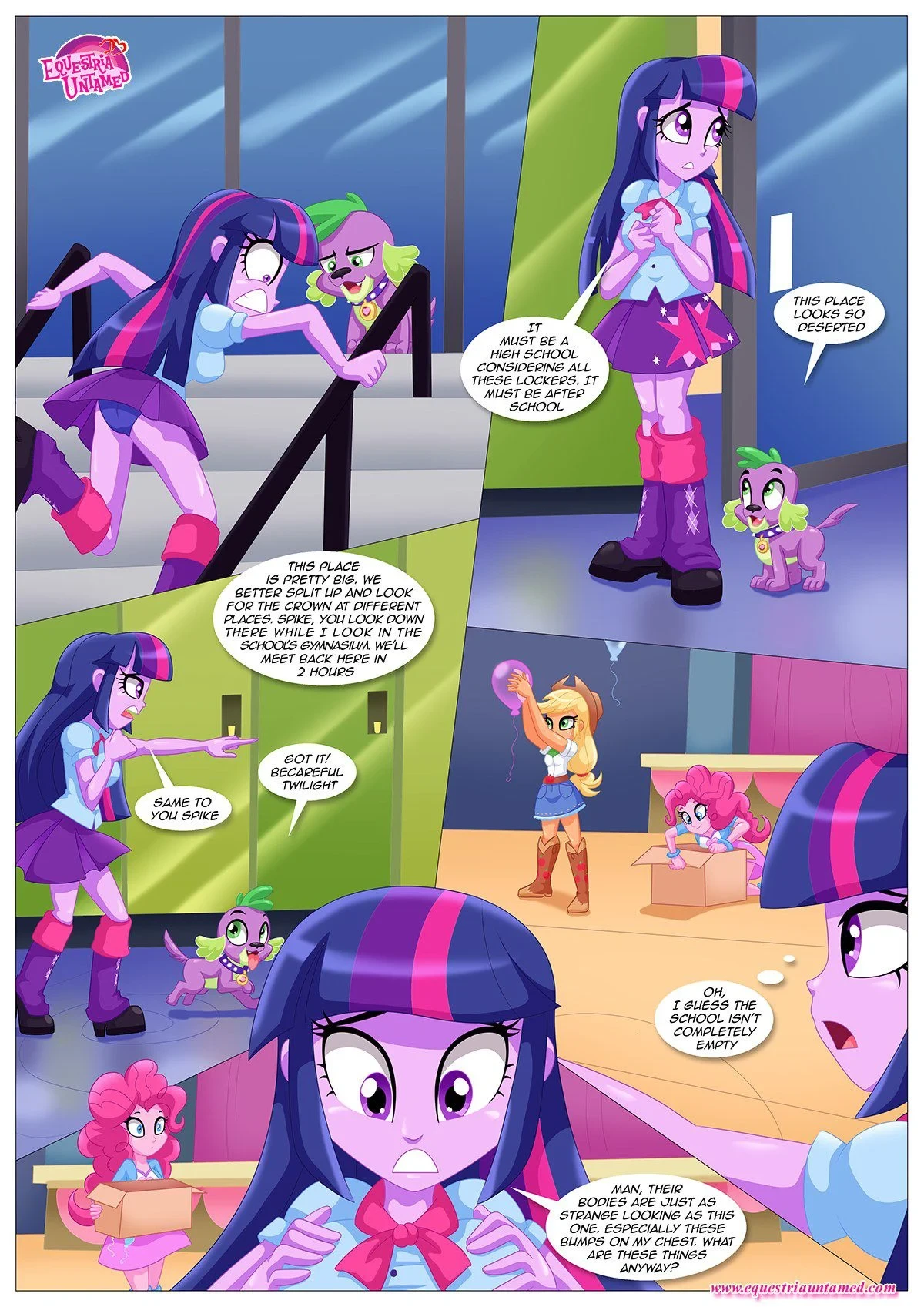 Sexquestria Girls (My Little Pony – Equestria Girls) - 1 . Sexquestria Girls - (My Little Pony - Equestria Girls) [Palcomix] - Page 3