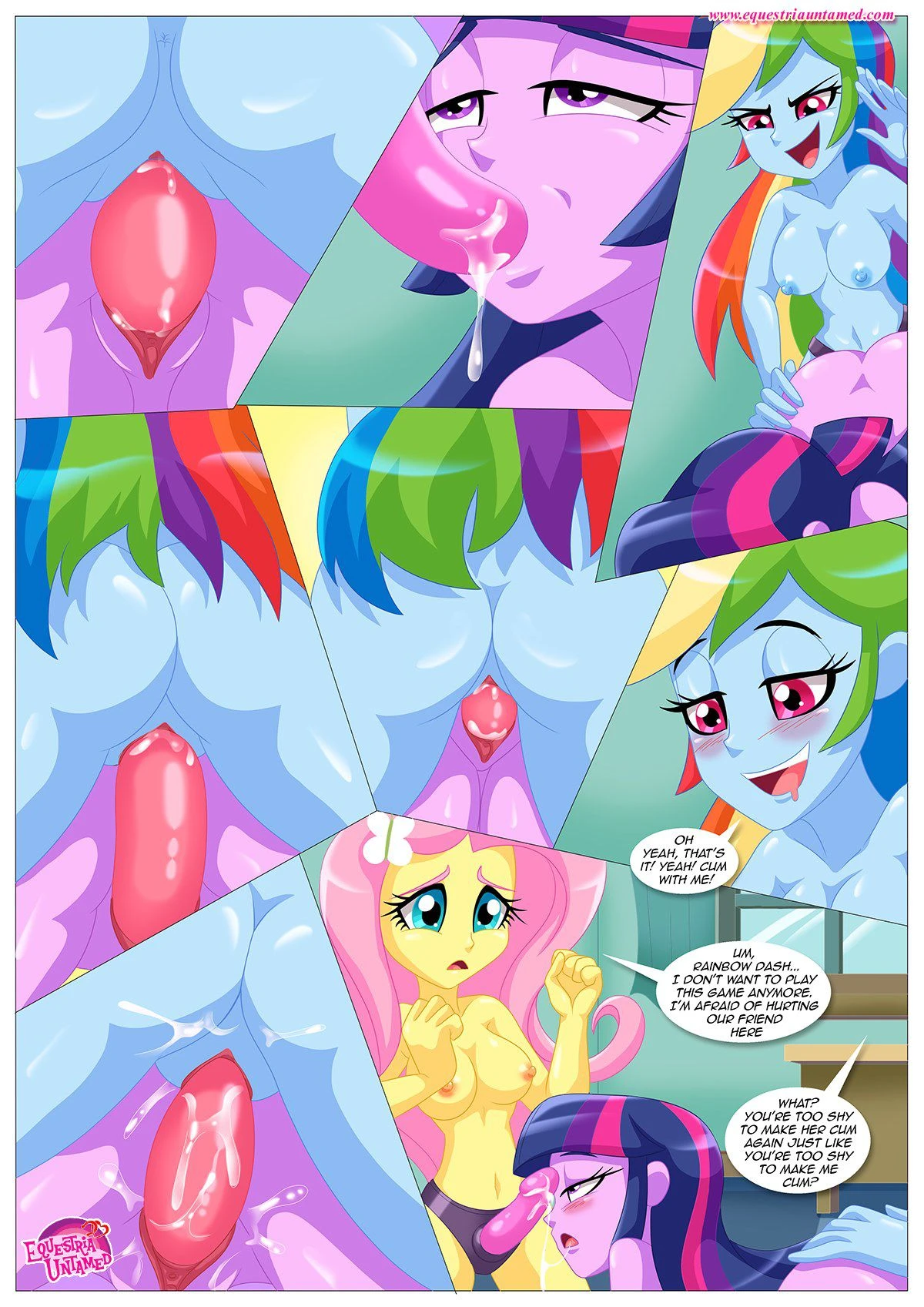 Sexquestria Girls (My Little Pony – Equestria Girls) - 1 . Sexquestria Girls - (My Little Pony - Equestria Girls) [Palcomix] - Page 15