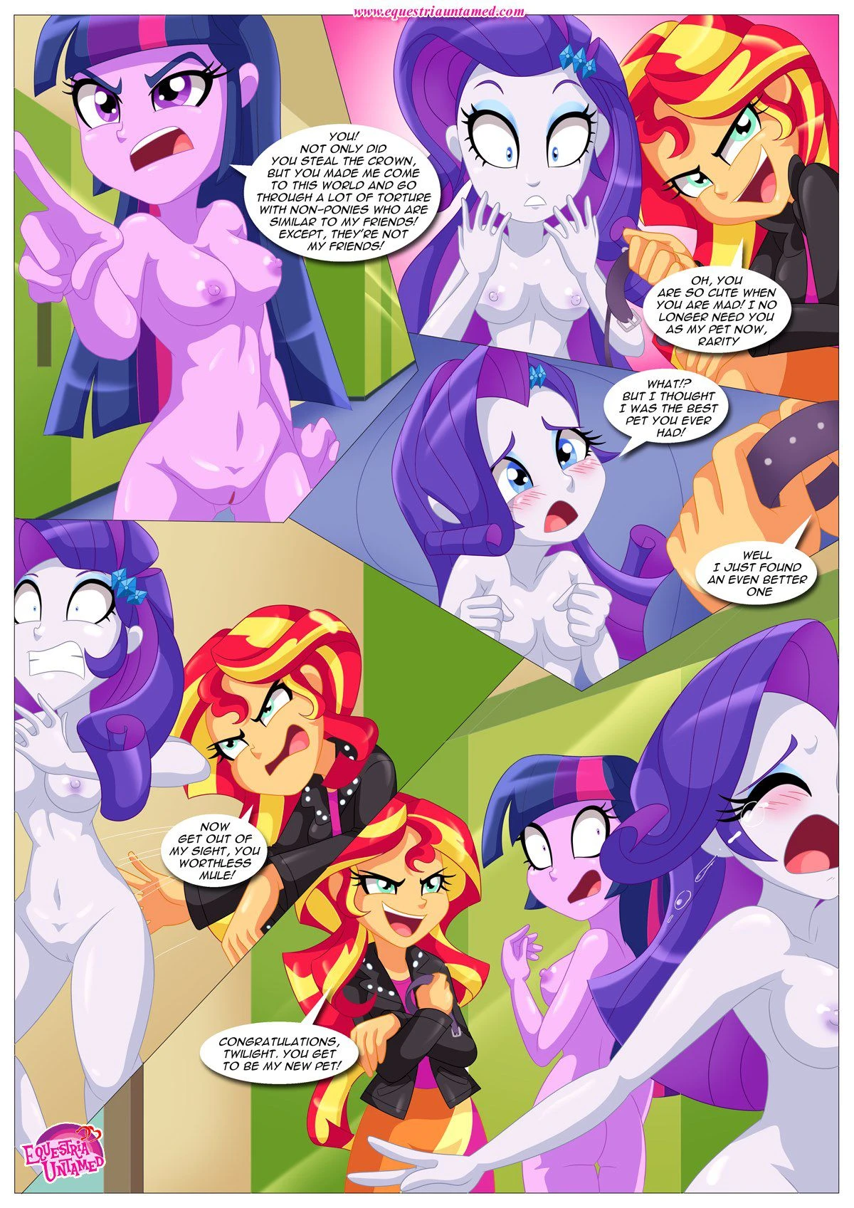 Sexquestria Girls (My Little Pony – Equestria Girls) - 1 . Sexquestria Girls - (My Little Pony - Equestria Girls) [Palcomix] - Page 17