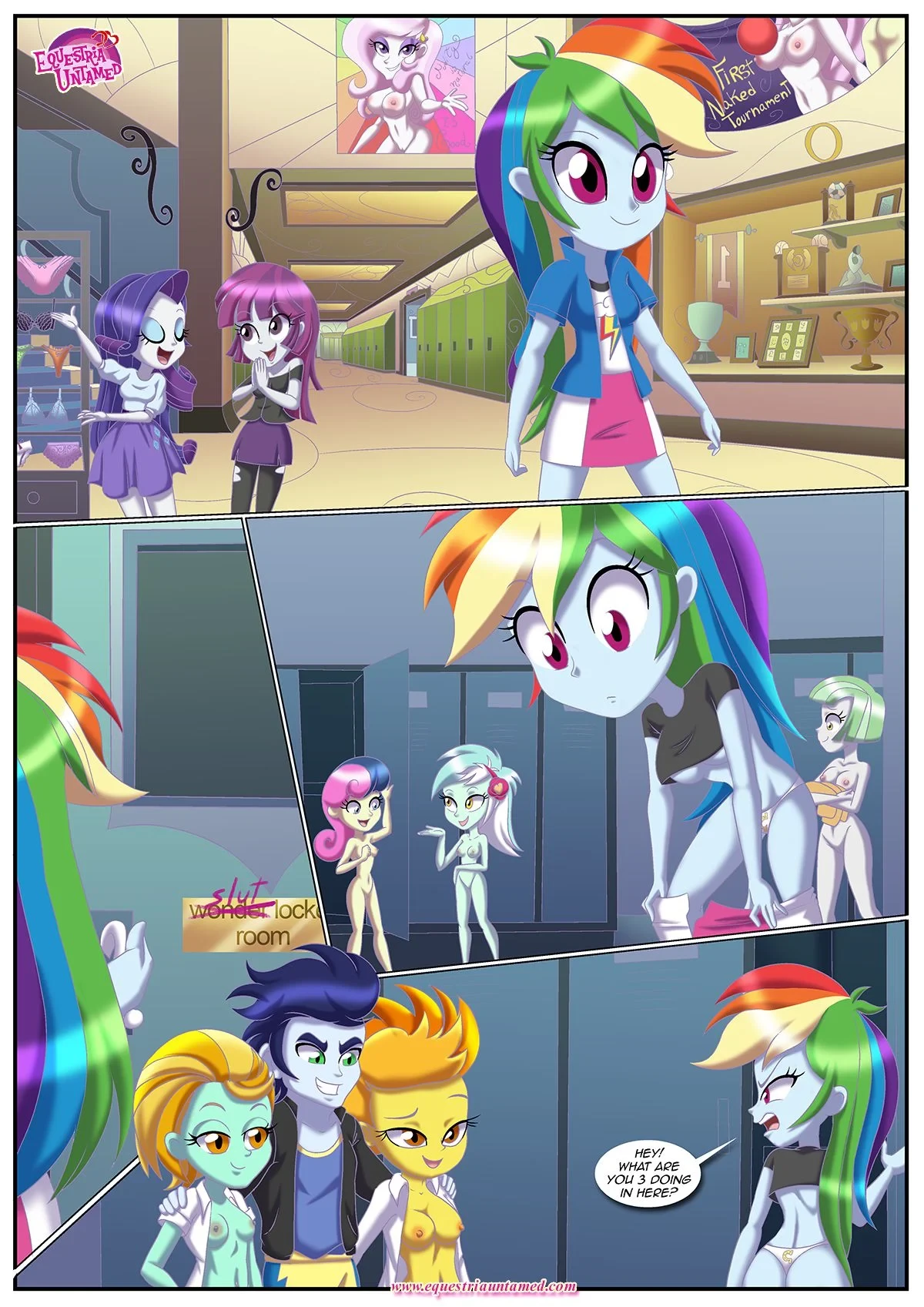 Sex Reeducation (My Little Pony – Equestria Girls) [Palcomix] - 1 . Sex Reeducation - (My Little Pony - Equestria Girls) [Palcomix] - Page 2