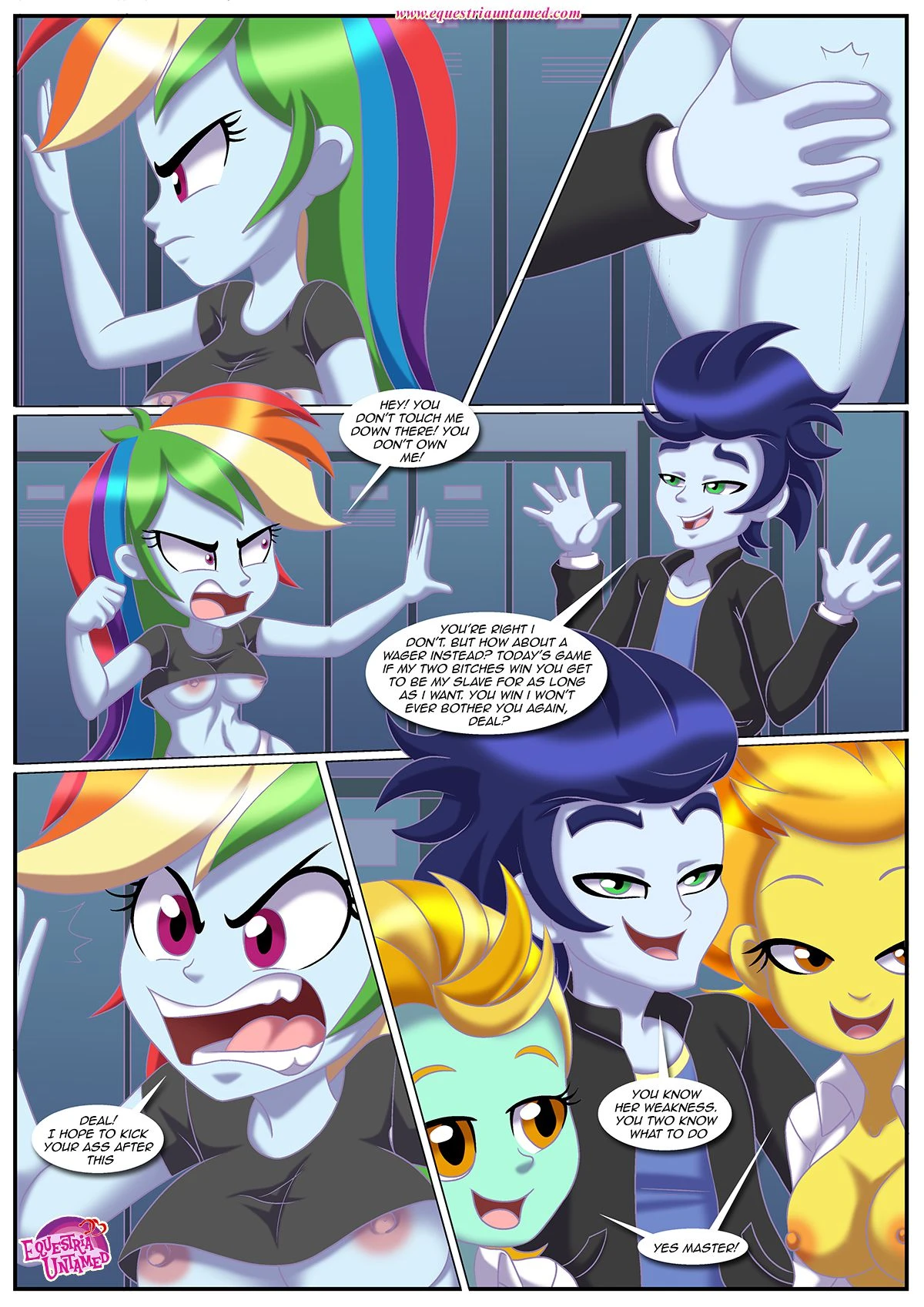 Sex Reeducation (My Little Pony – Equestria Girls) [Palcomix] - 1 . Sex Reeducation - (My Little Pony - Equestria Girls) [Palcomix] - Page 4