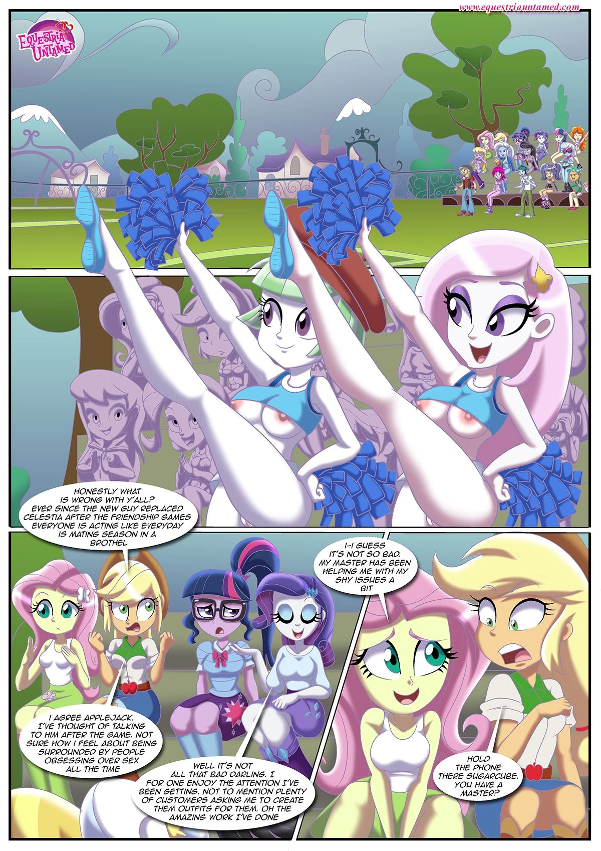 Sex Reeducation (My Little Pony – Equestria Girls) [Palcomix] - 1 . Sex Reeducation - (My Little Pony - Equestria Girls) [Palcomix] - Page 5