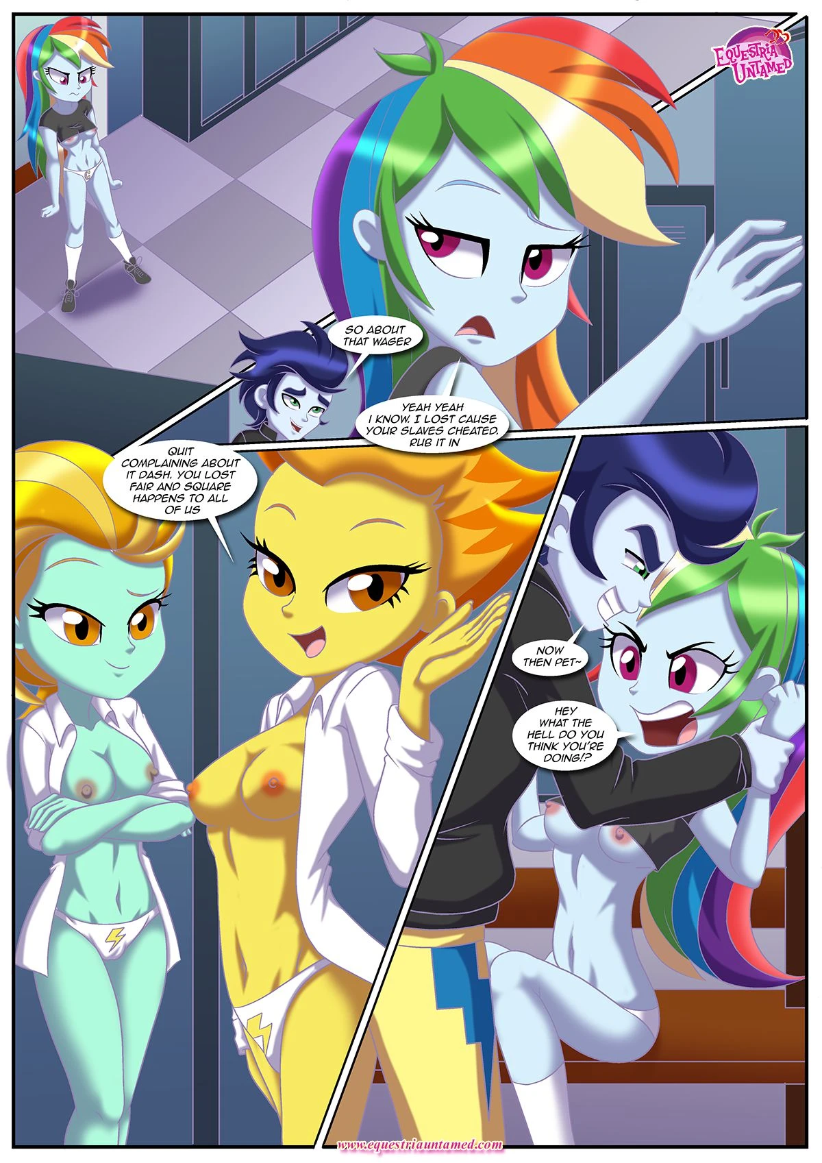 Sex Reeducation (My Little Pony – Equestria Girls) [Palcomix] - 1 . Sex Reeducation - (My Little Pony - Equestria Girls) [Palcomix] - Page 10