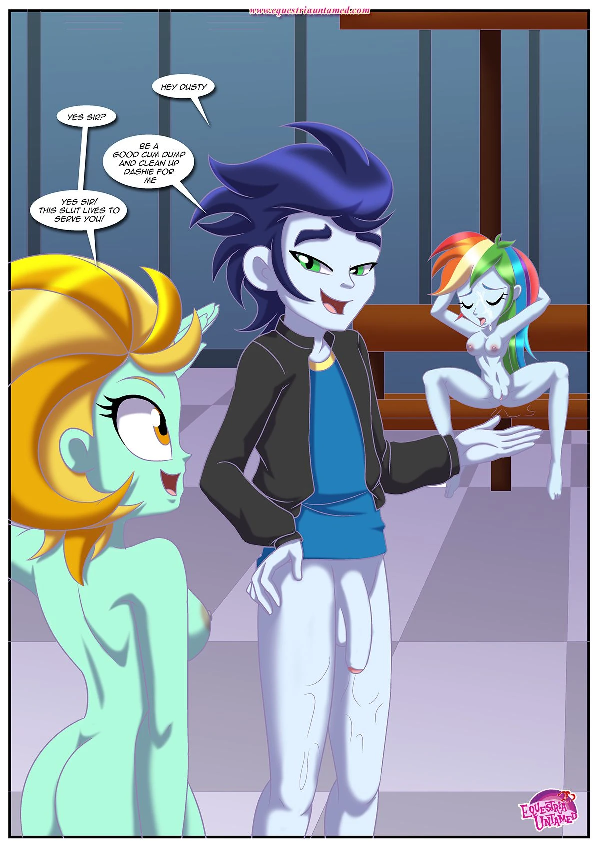 Sex Reeducation (My Little Pony – Equestria Girls) [Palcomix] - 1 . Sex Reeducation - (My Little Pony - Equestria Girls) [Palcomix] - Page 14