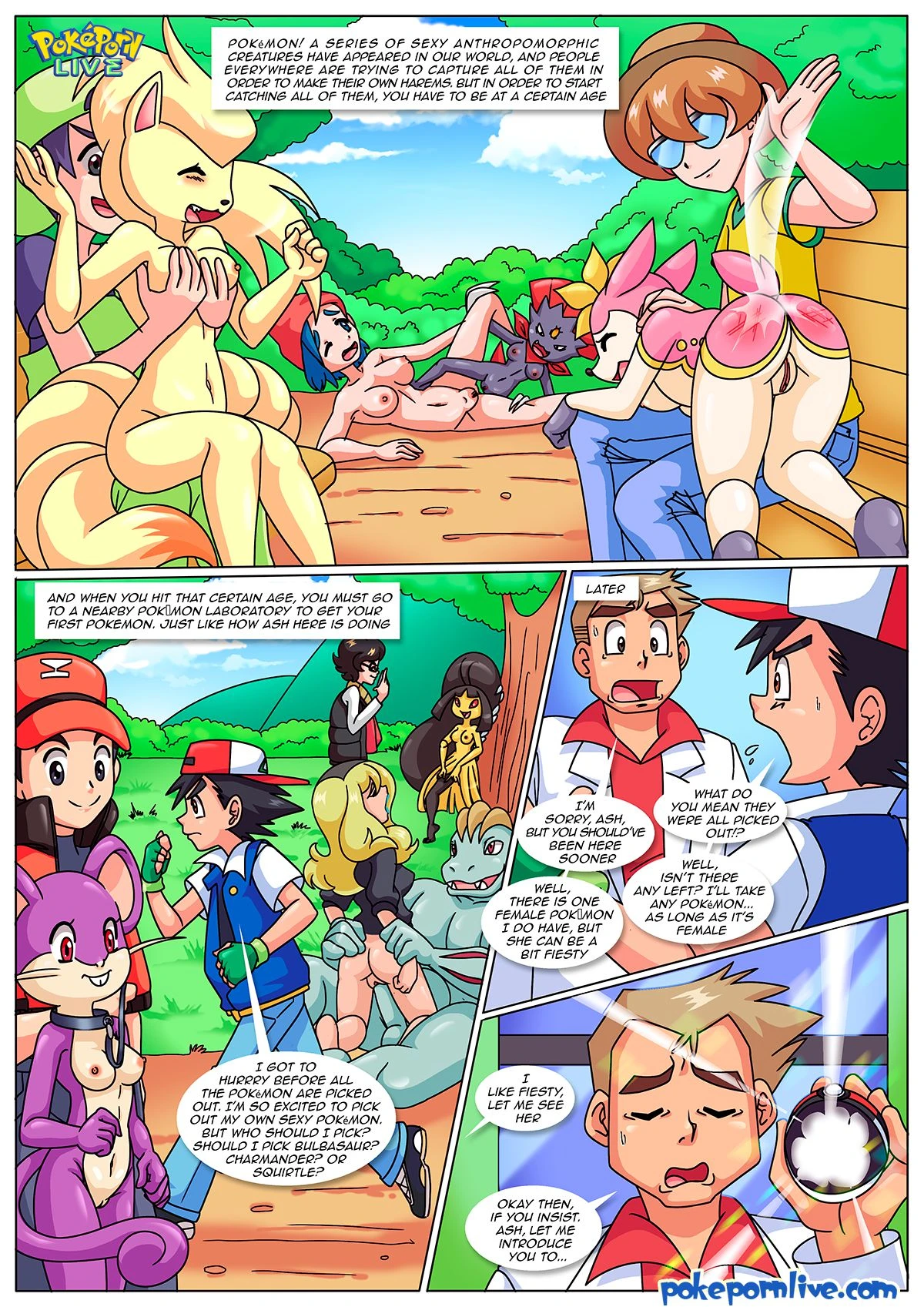 The Pokemon Master (Pokemon) [Palcomix] - 1 . The Pokemon Master - (Pokemon) [Palcomix] - Page 2
