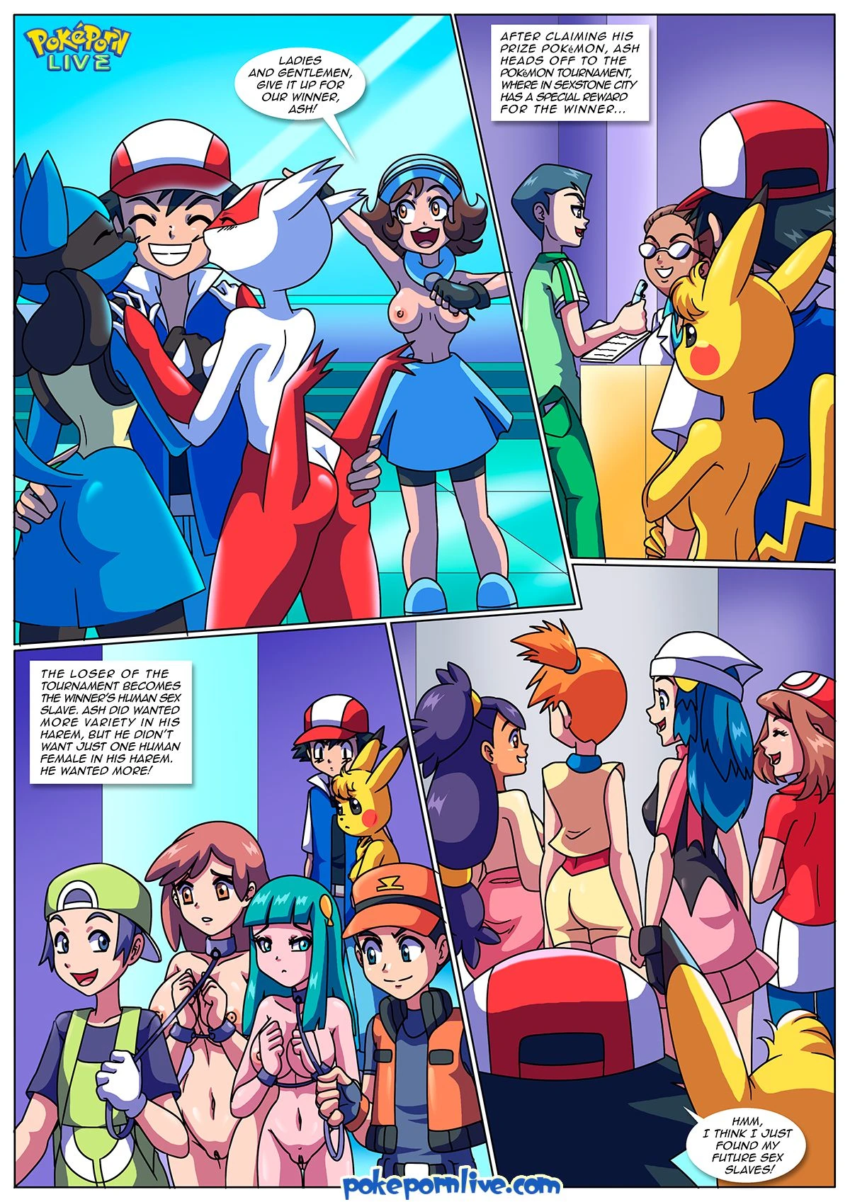 The Pokemon Master (Pokemon) [Palcomix] - 1 . The Pokemon Master - (Pokemon) [Palcomix] - Page 16