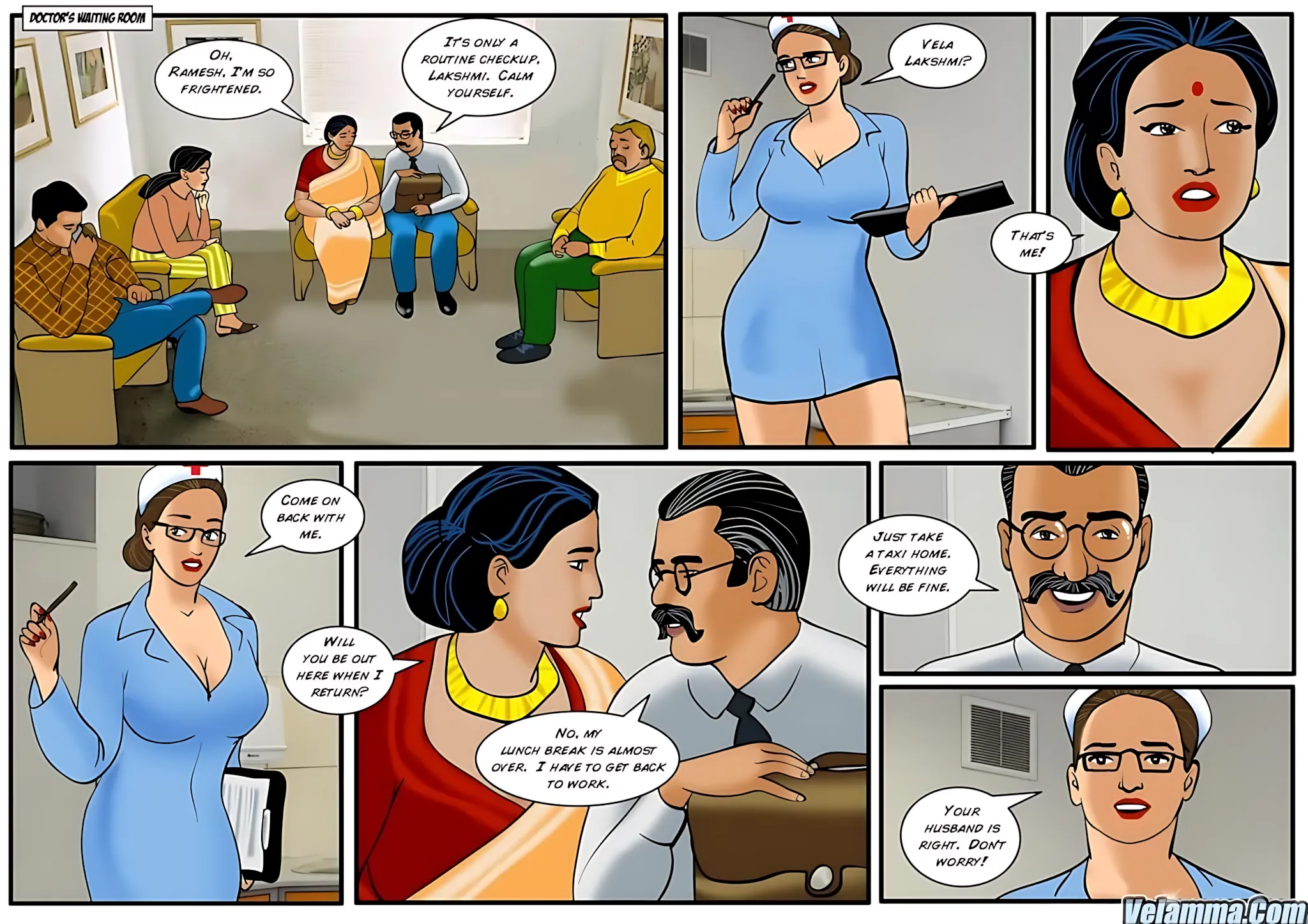 Velamma All Episodes Comics - 28 . Velamma - Episode 28 - Doctor Visit - Page 2