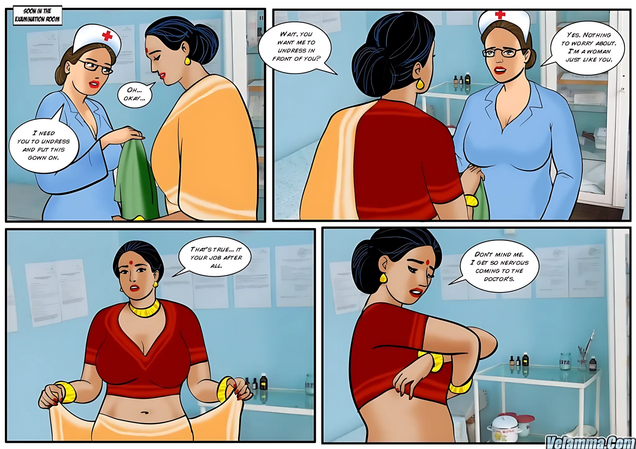Velamma All Episodes Comics - 28 . Velamma - Episode 28 - Doctor Visit - Page 3