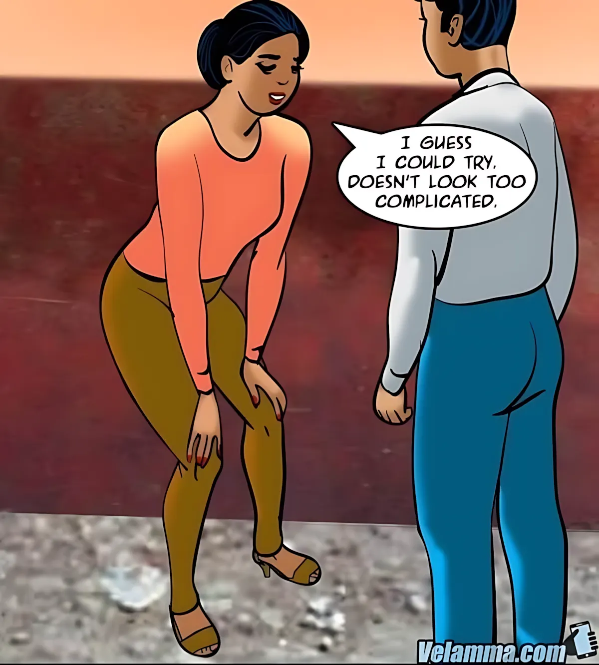 Velamma All Episodes Comics - 70 . Velamma - Episode 70 - Peek-A-Boo, I See You! - Page 122
