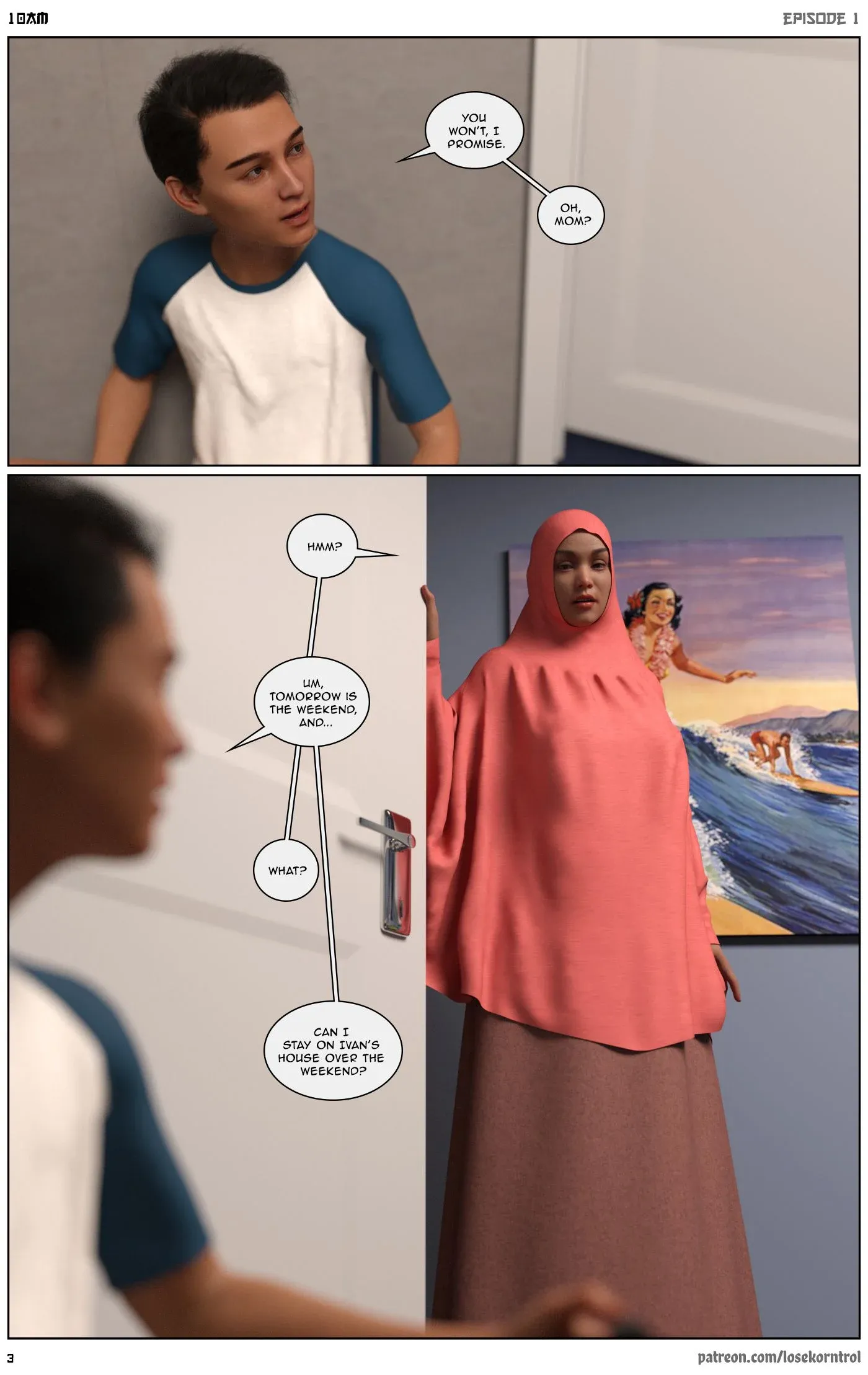 10 AM - 1 . 10 AM - Chapter 1 [LoseKorntrol, Hijab 3DX] - Page 4