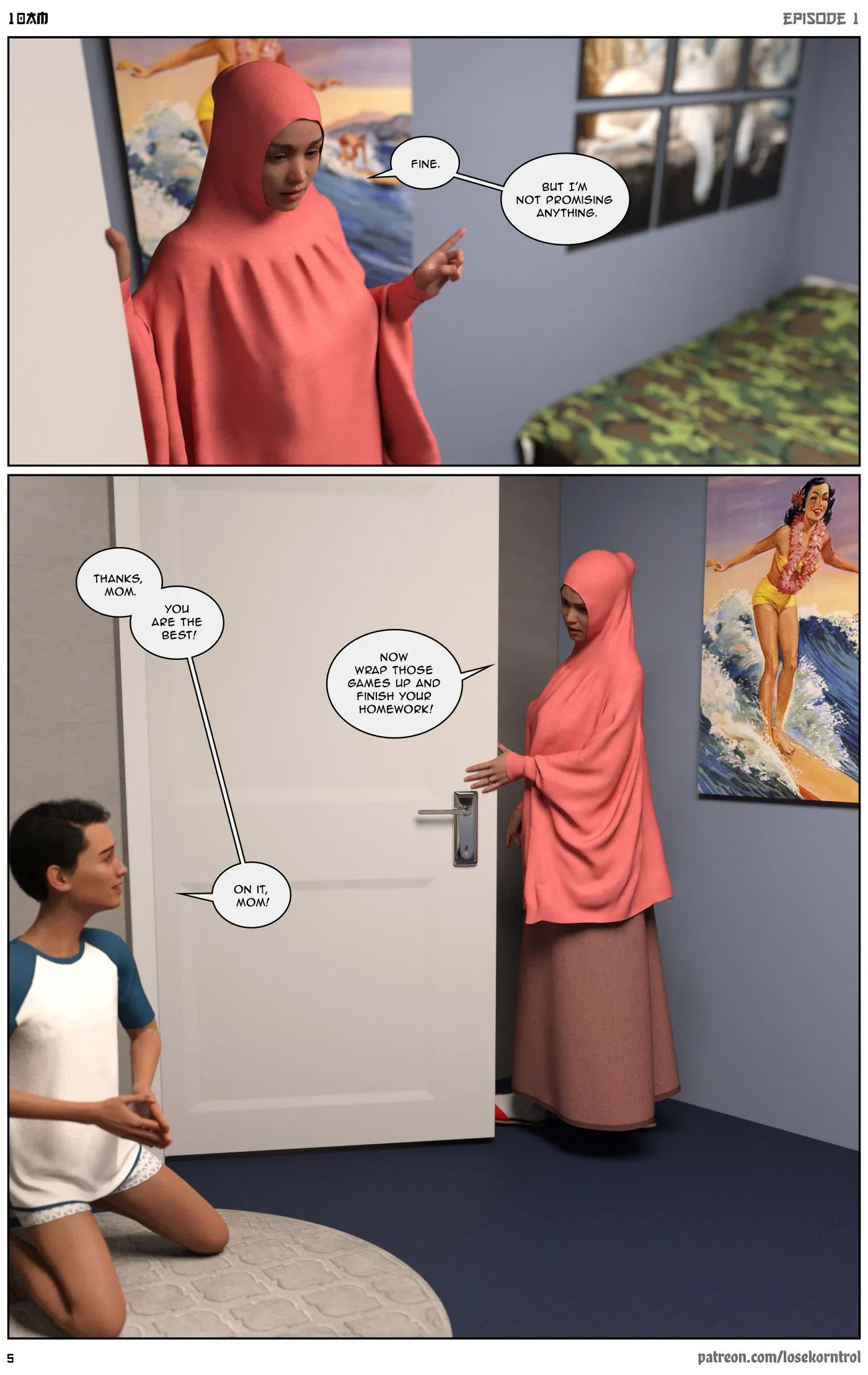 10 AM - 1 . 10 AM - Chapter 1 [LoseKorntrol, Hijab 3DX] - Page 6