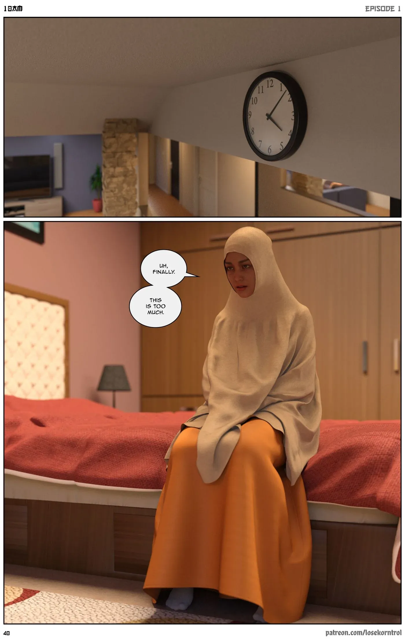 10 AM - 1 . 10 AM - Chapter 1 [LoseKorntrol, Hijab 3DX] - Page 41