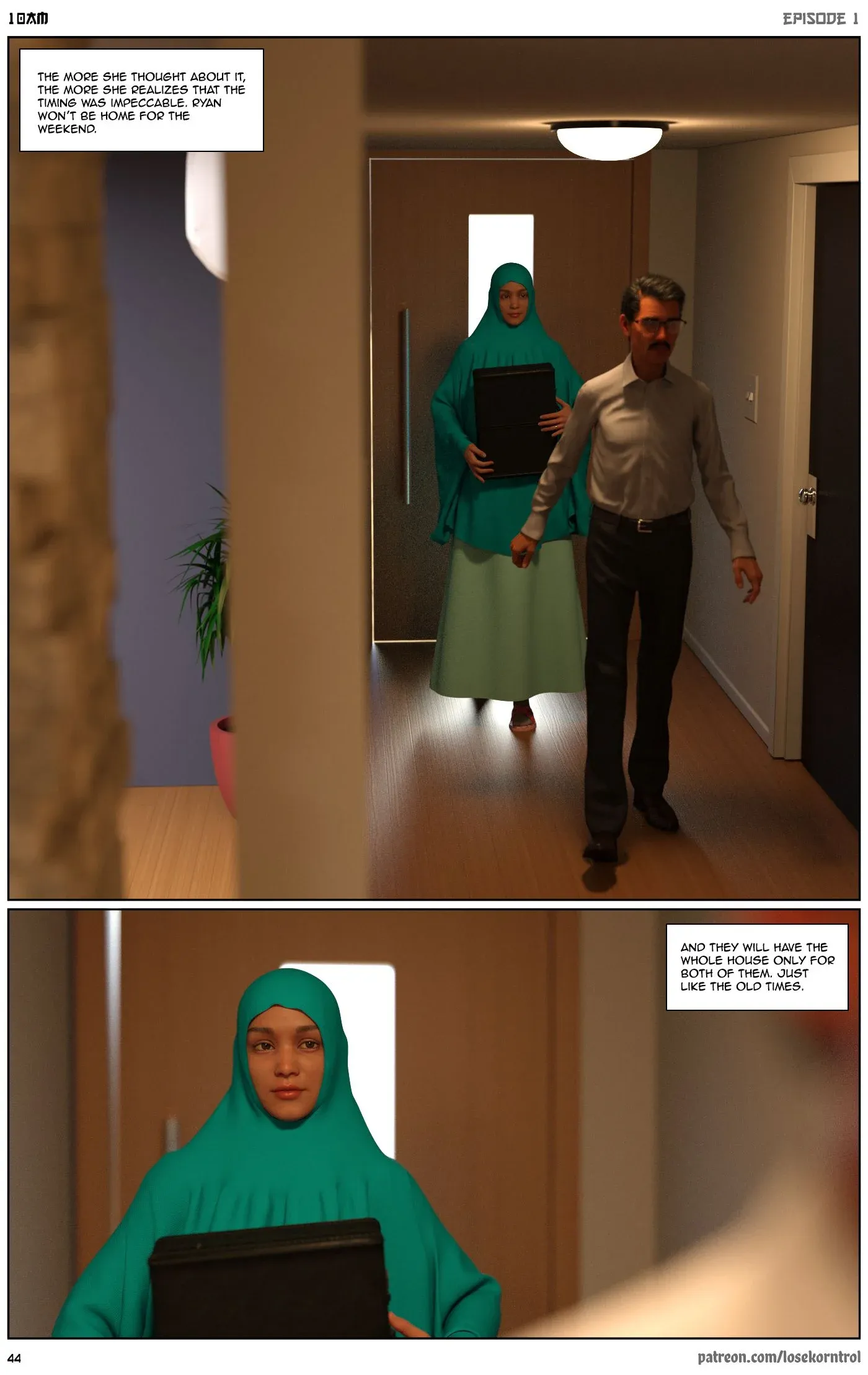 10 AM - 1 . 10 AM - Chapter 1 [LoseKorntrol, Hijab 3DX] - Page 45