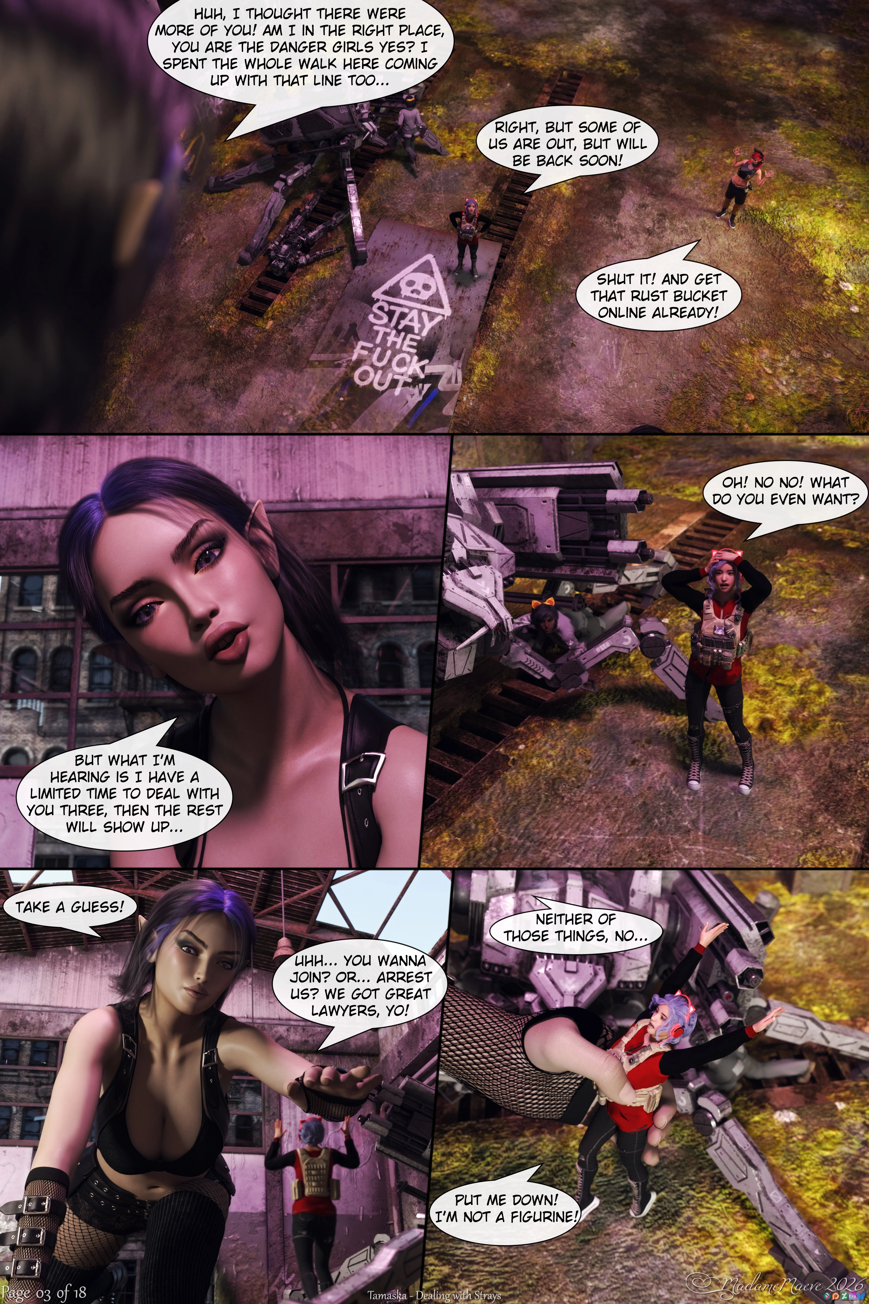 Tamaska: Dealing With Strays [MadameMaeve] - Tamaska: Dealing With Strays - Page 4