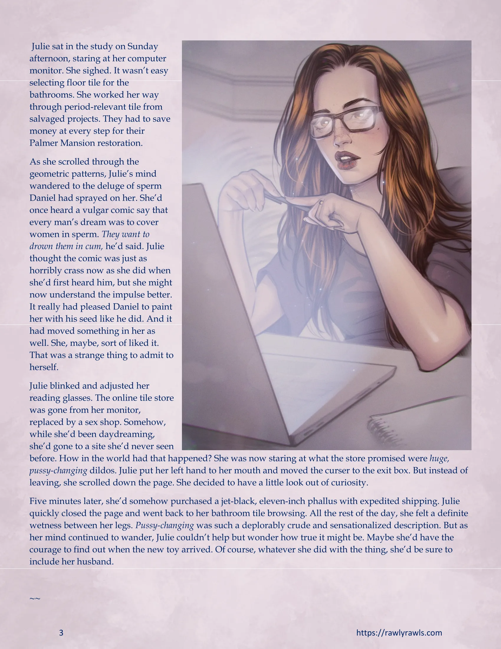 The Haunting Of Palmer Mansion [RawlyRawls] - 4 . The Haunting Of Palmer Mansion - Chapter 4 Part 1 [TenderMindd ] - Page 3