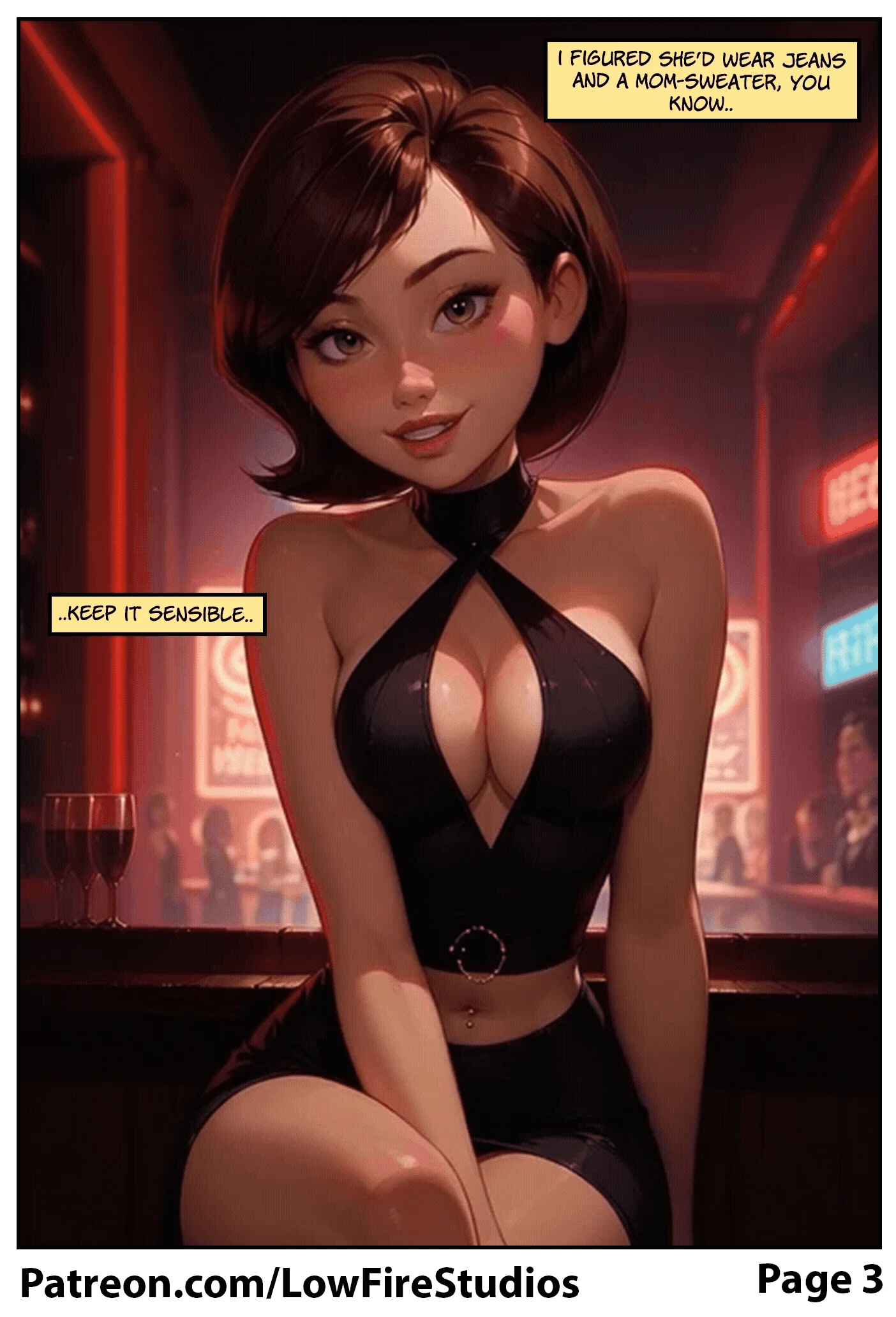 Date Night with Elastigirl [LowFireStudios] - 1. Date Night with Elastigirl [AI] - Page 13