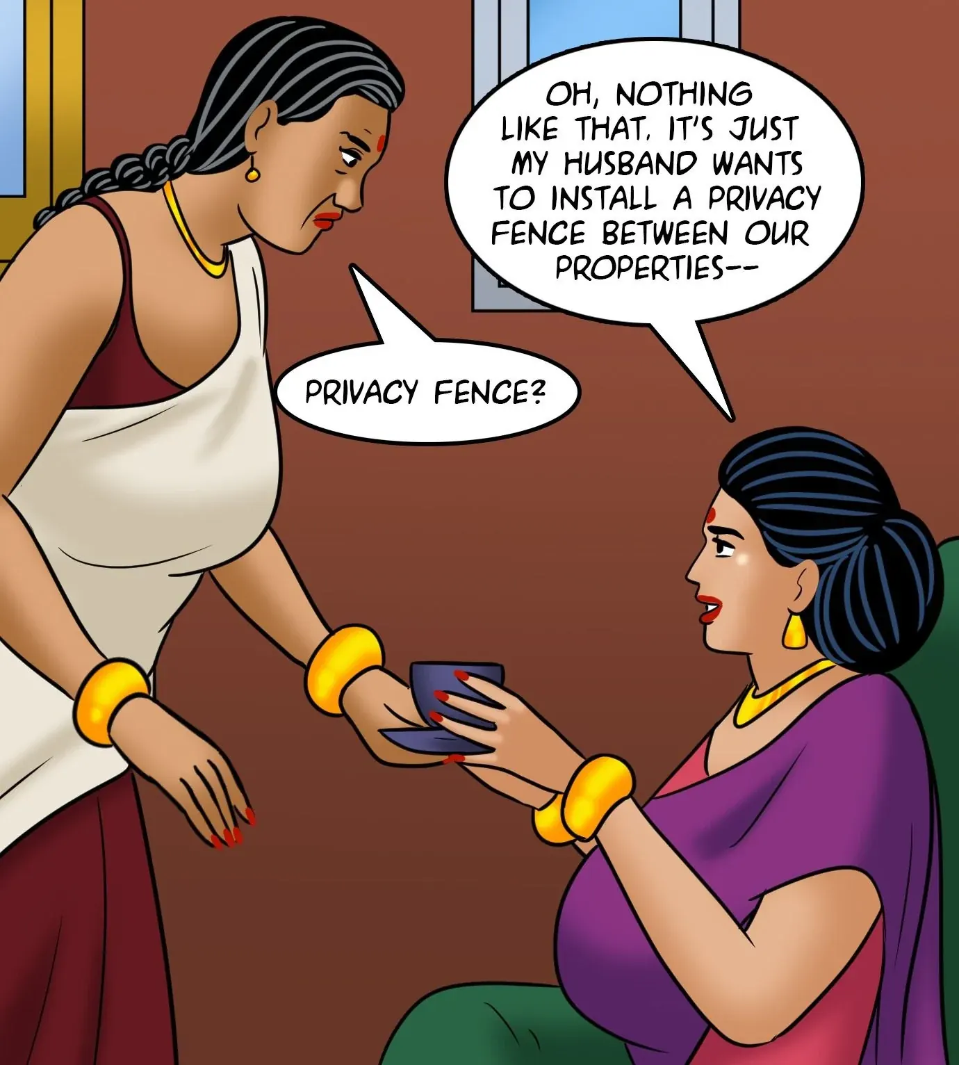 Velamma All Episodes Comics - 116 . Velamma - Episode 116 - Love Thy Neighbor - Page 55