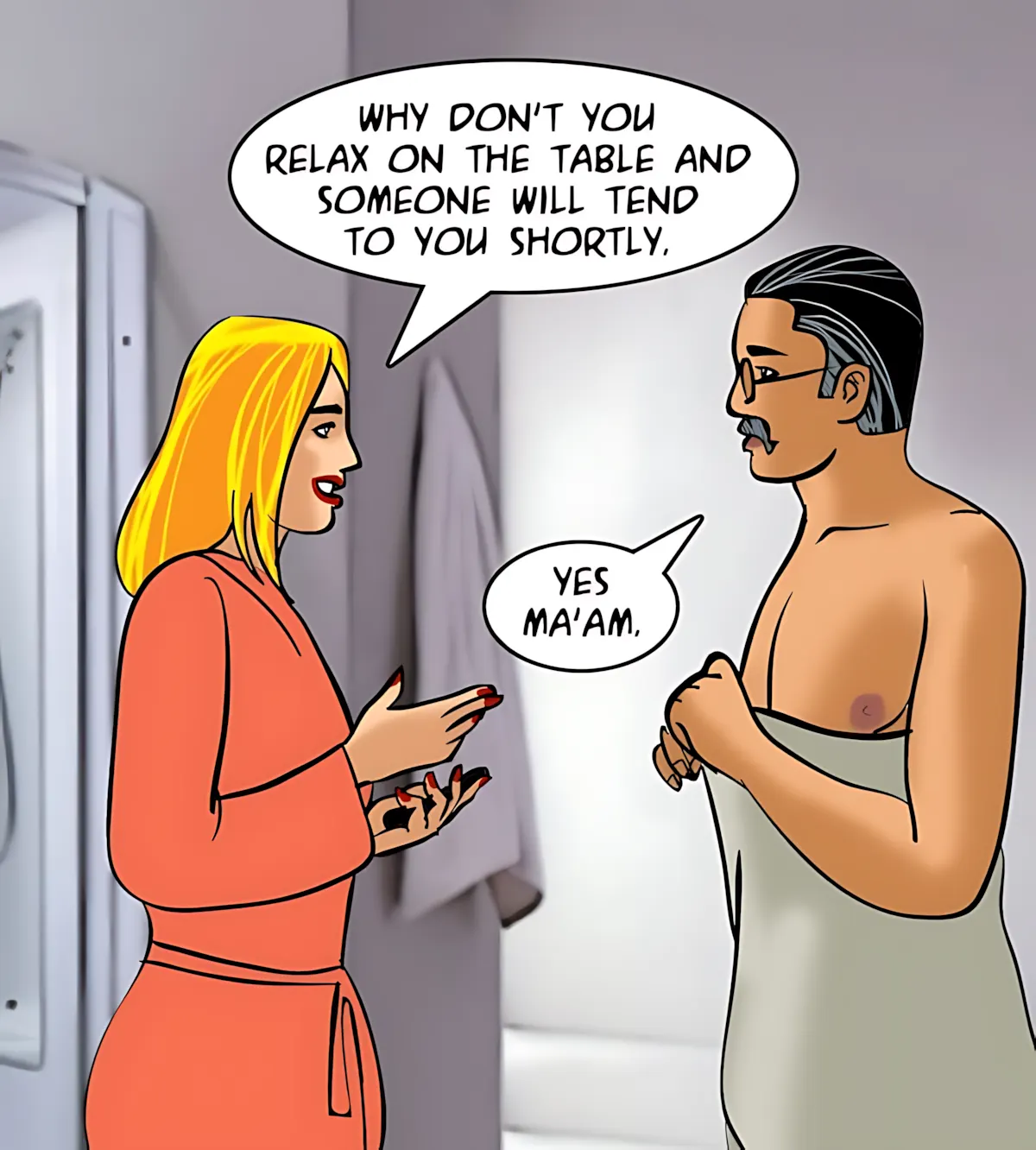 Velamma All Episodes Comics - 83 . Velamma - Episode 83 - Spa Day - Page 57