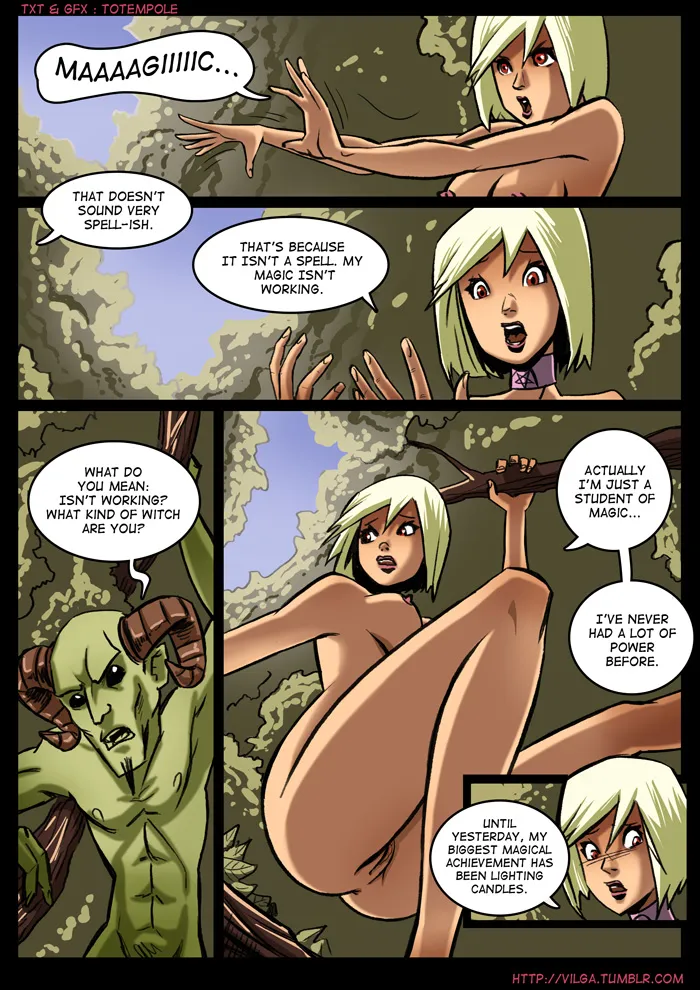 The Cummoner - 2 . The Cummoner - Chapter 2 - Witch Morwena [Totempole] - Page 3
