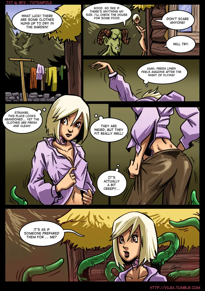 The Cummoner - 2 . The Cummoner - Chapter 2 - Witch Morwena [Totempole] - Page 6
