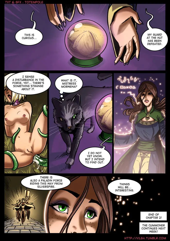 The Cummoner - 2 . The Cummoner - Chapter 2 - Witch Morwena [Totempole] - Page 19