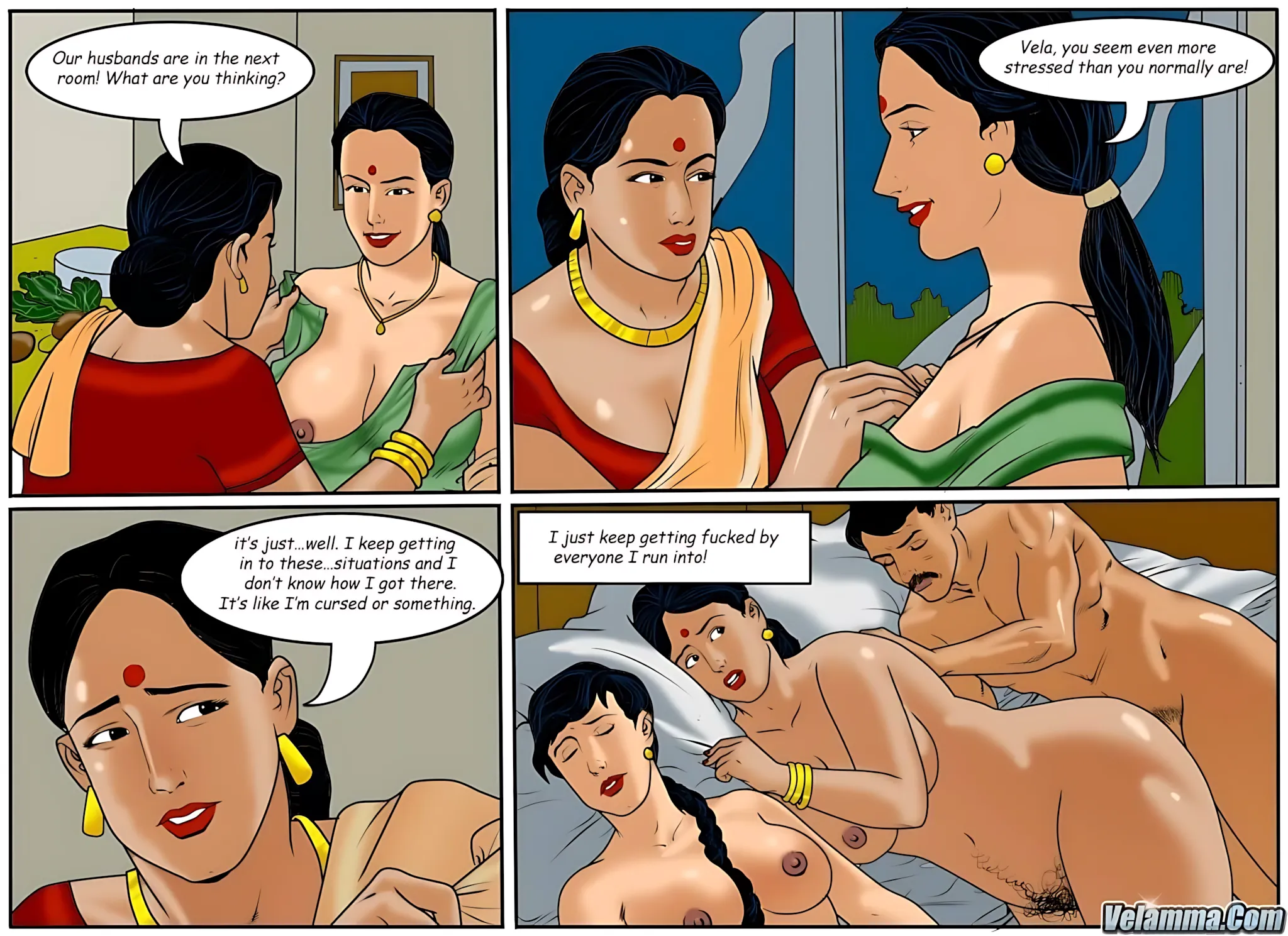 Velamma All Episodes Comics - 49 . Velamma - Episode 49 - DE-Stress - Page 4