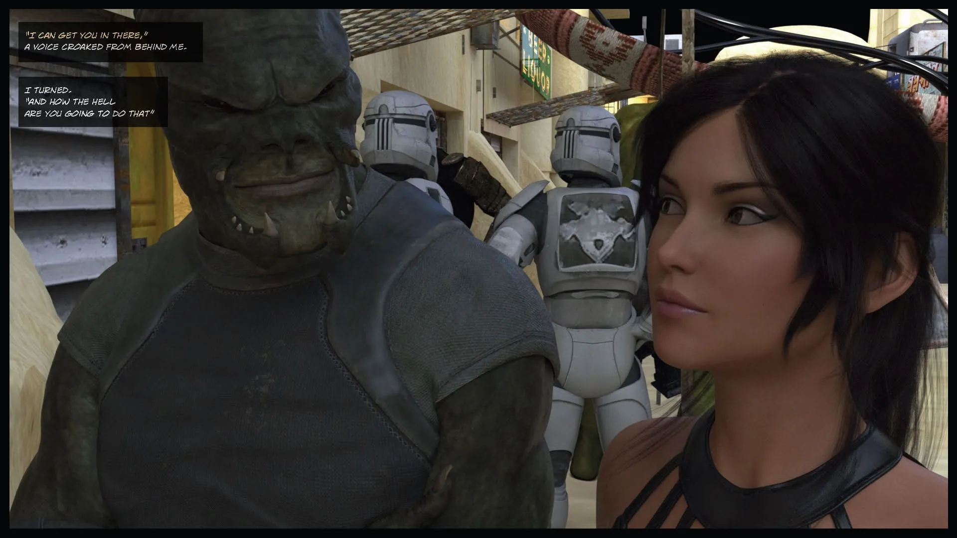 Star Whores (Star Wars) [Sexy3DComics ] - 1 . Star Whores - Chapter 1 (Star Wars) - Page 48