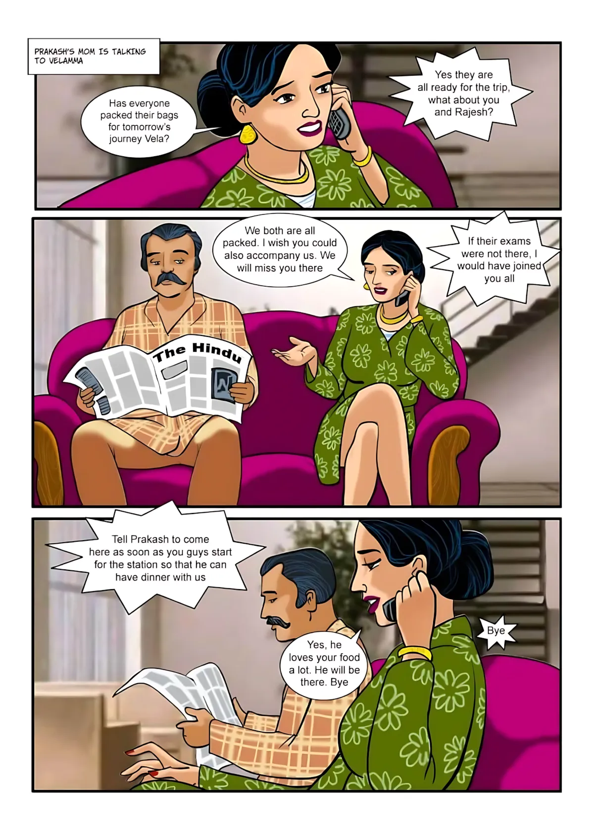 Velamma All Episodes Comics - 1 . Velamma - Episode 1 - The Beginning - Page 2