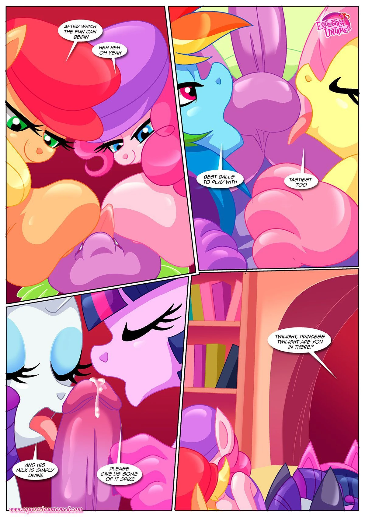 Spike’s Harem (My Little Pony – Friendship Is Magic) [PalComix] - 8 . The Night The Sun and Moon Cum Together - Chapter 8 (My Little Pony - Friendship Is Magic) [PalComix] - Page 8