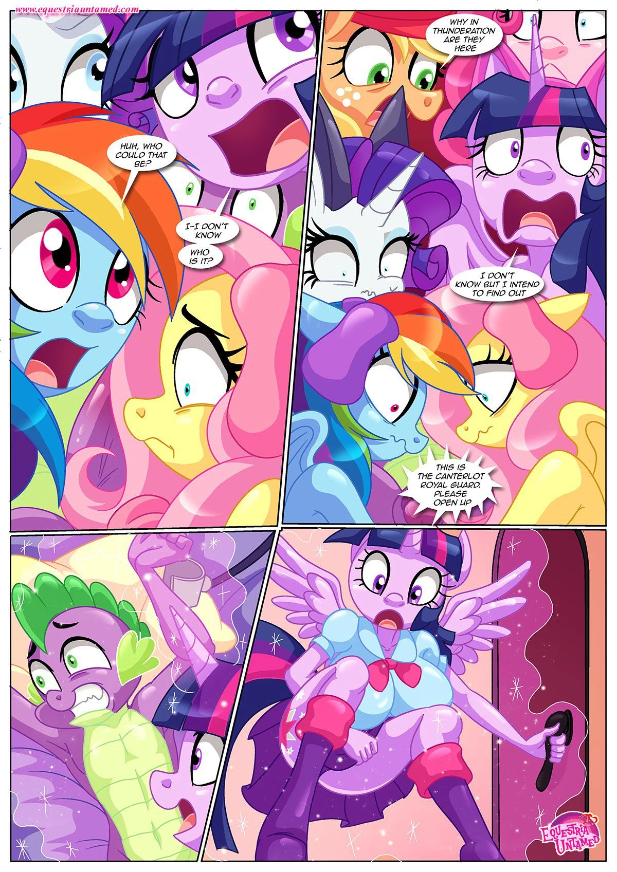 Spike’s Harem (My Little Pony – Friendship Is Magic) [PalComix] - 8 . The Night The Sun and Moon Cum Together - Chapter 8 (My Little Pony - Friendship Is Magic) [PalComix] - Page 9