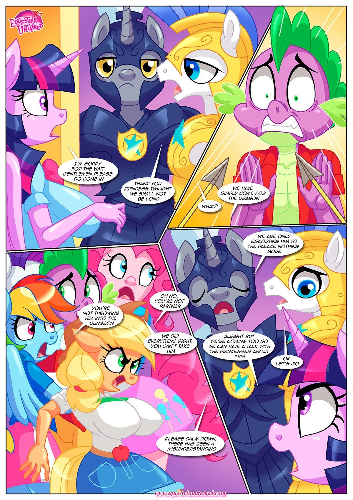 Spike’s Harem (My Little Pony – Friendship Is Magic) [PalComix] - 8 . The Night The Sun and Moon Cum Together - Chapter 8 (My Little Pony - Friendship Is Magic) [PalComix] - Page 10