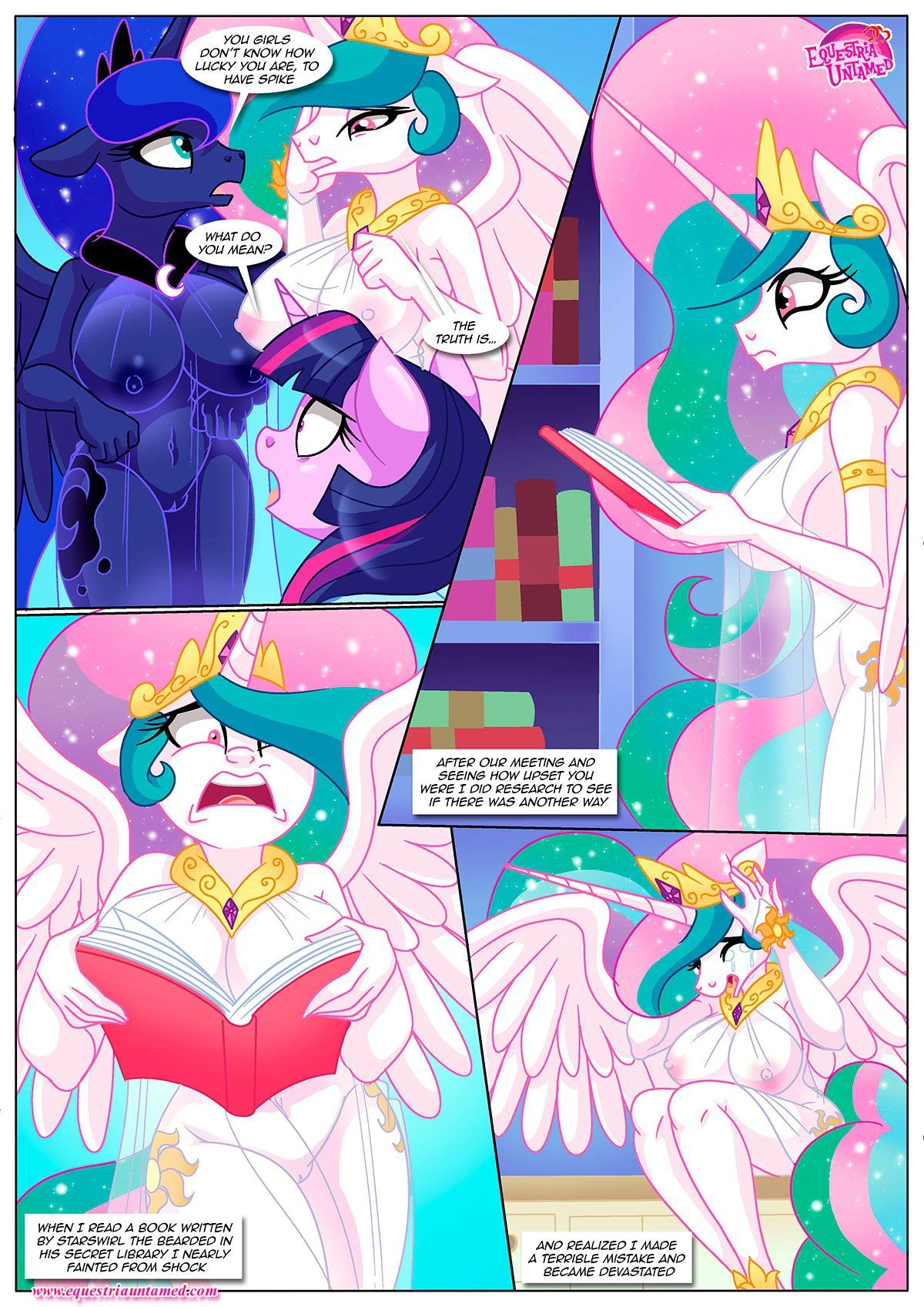 Spike’s Harem (My Little Pony – Friendship Is Magic) [PalComix] - 8 . The Night The Sun and Moon Cum Together - Chapter 8 (My Little Pony - Friendship Is Magic) [PalComix] - Page 14